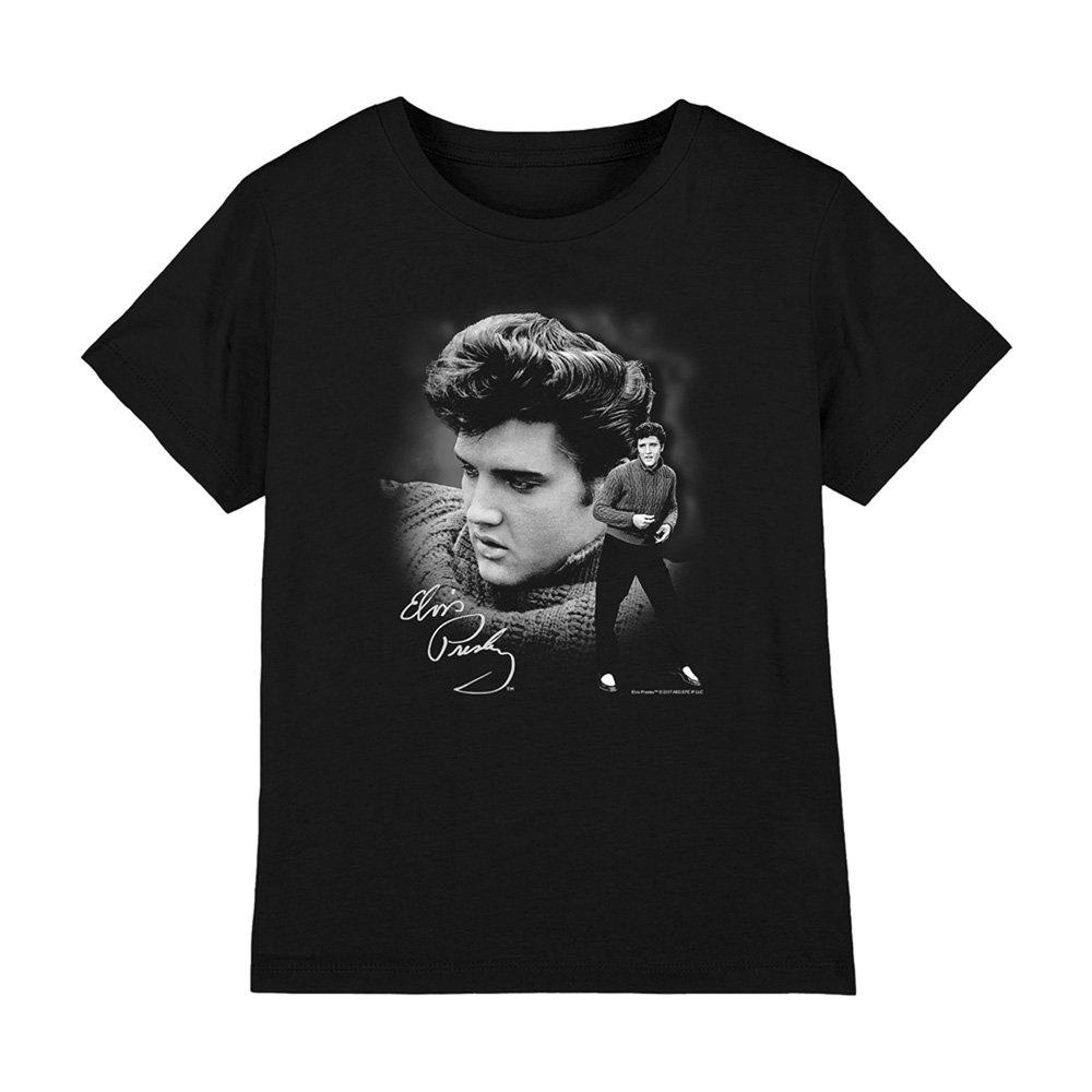 Black - Elvis Presley - Sweater Kids T-Shirt Black - 1