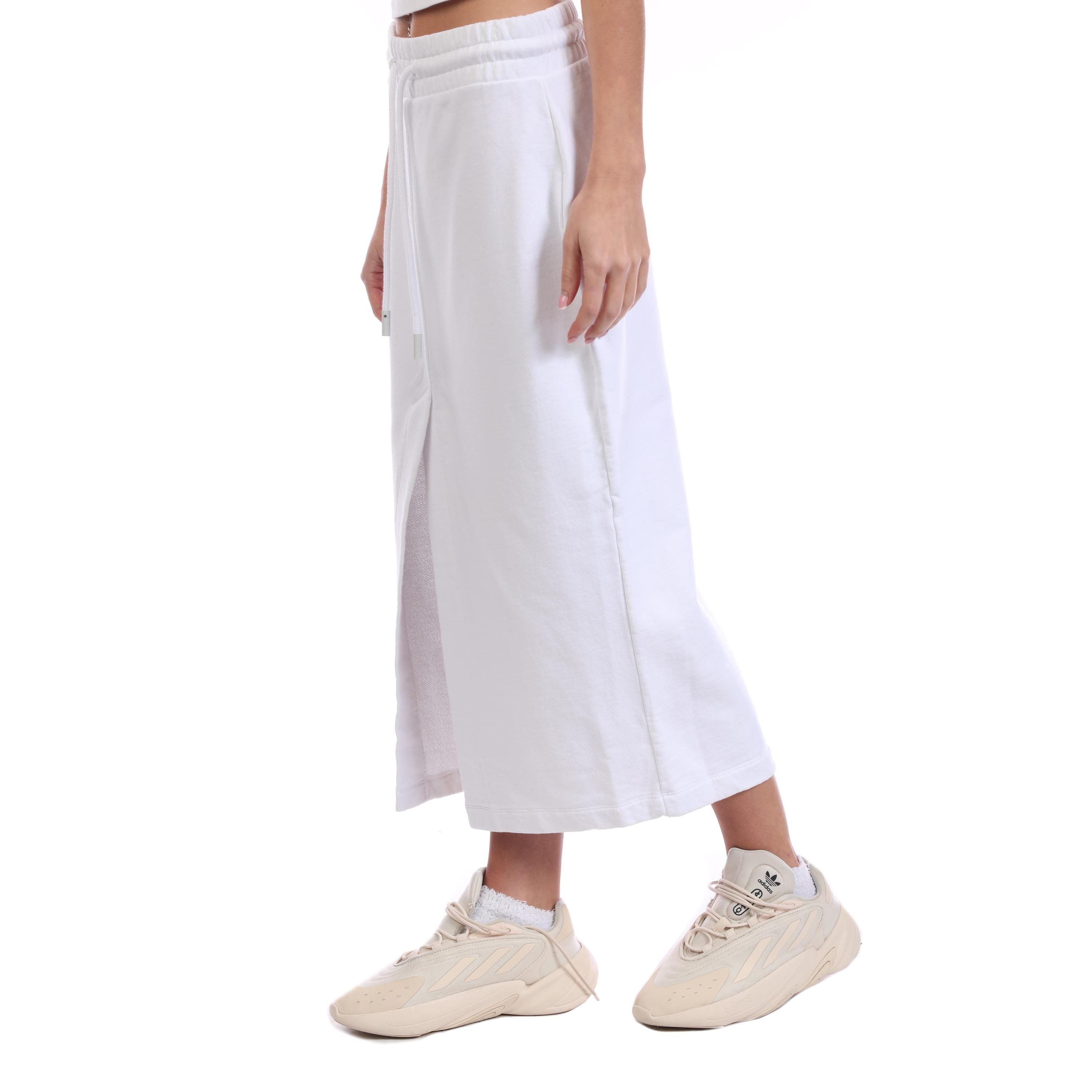 White Black - Off White - Diagonal Pocket Sweat Skirt - 2