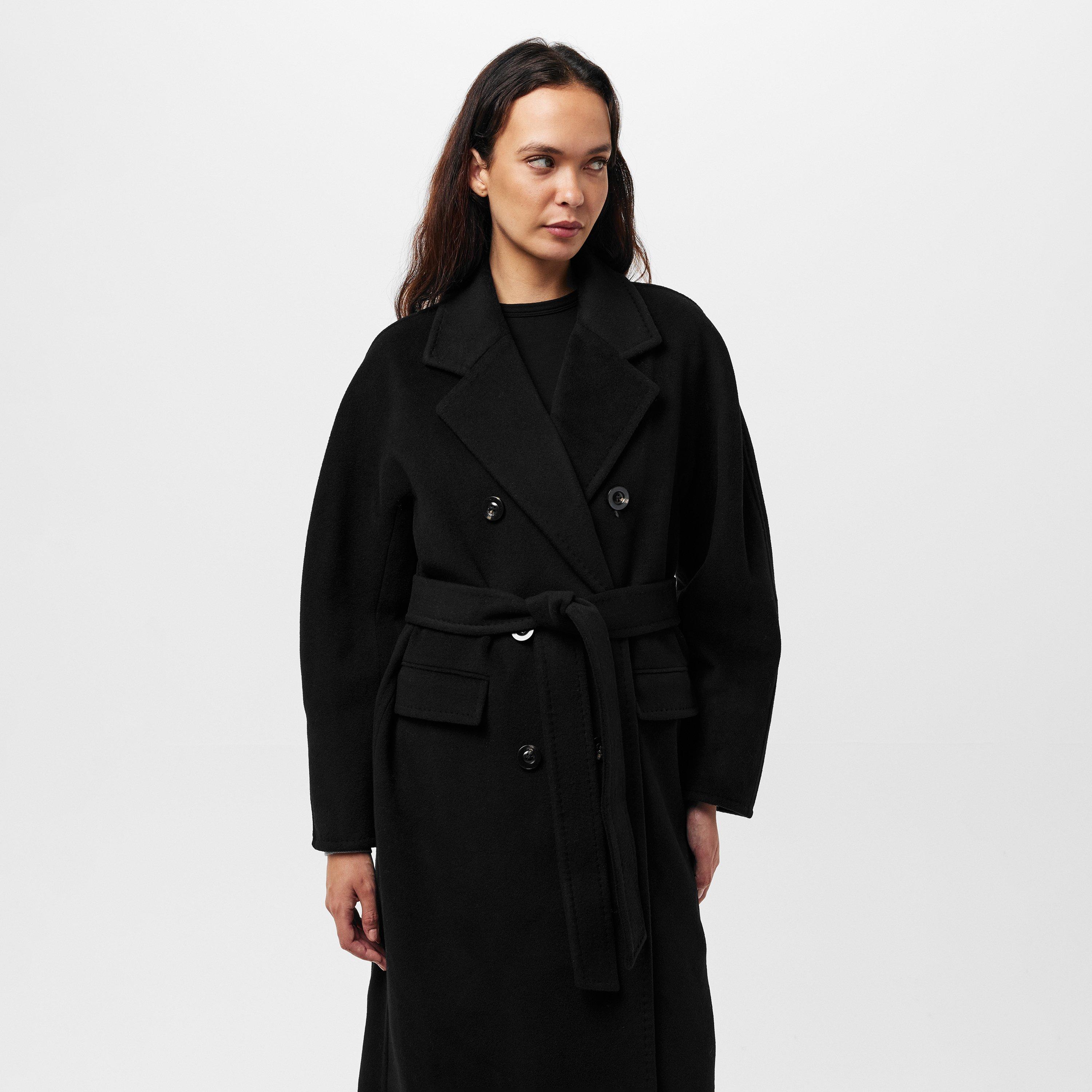 Black - Raey - Women's  Single-Breasted Long Sleeve Boucle Jacket - 3