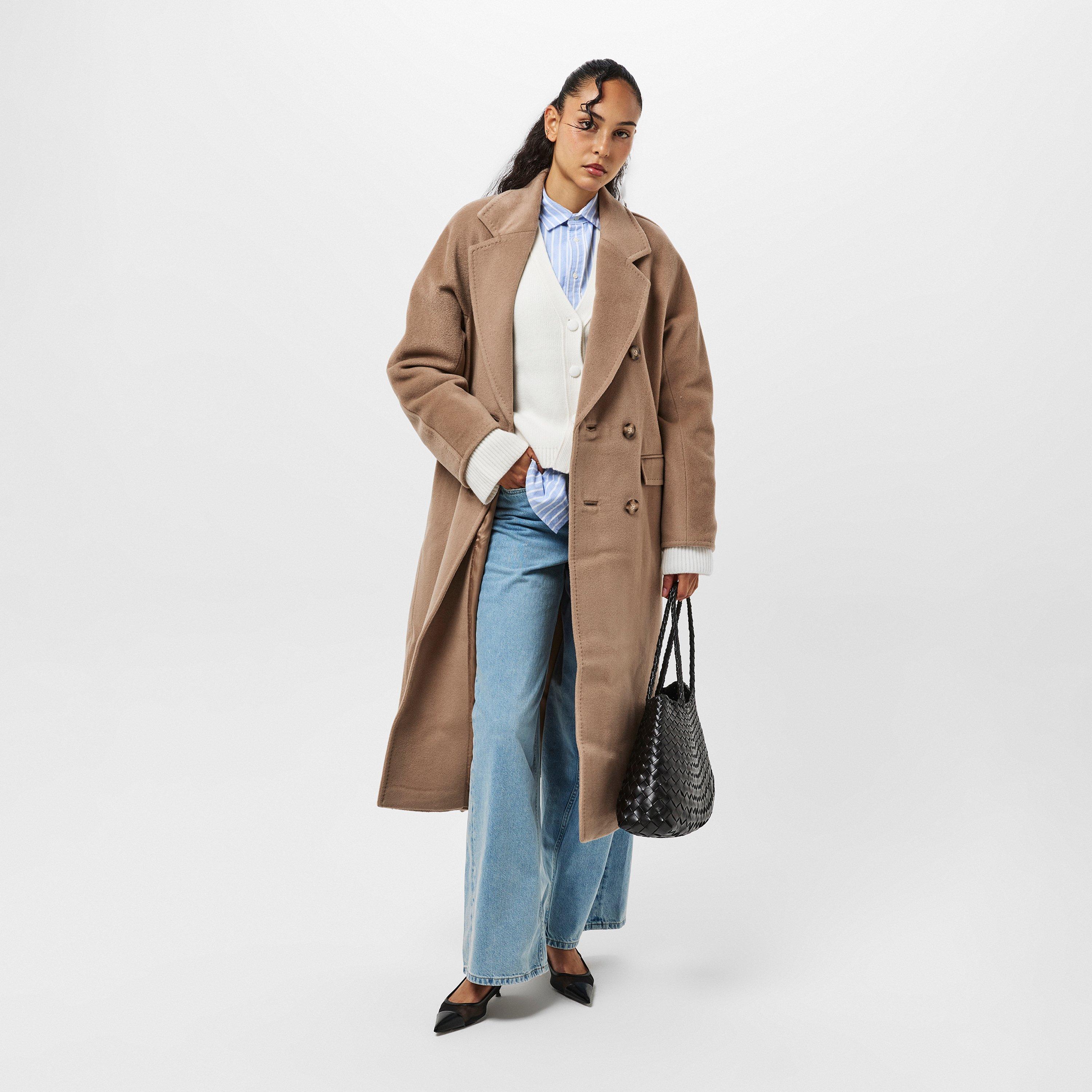 Camel - Raey - Single-Breasted Coat - 5