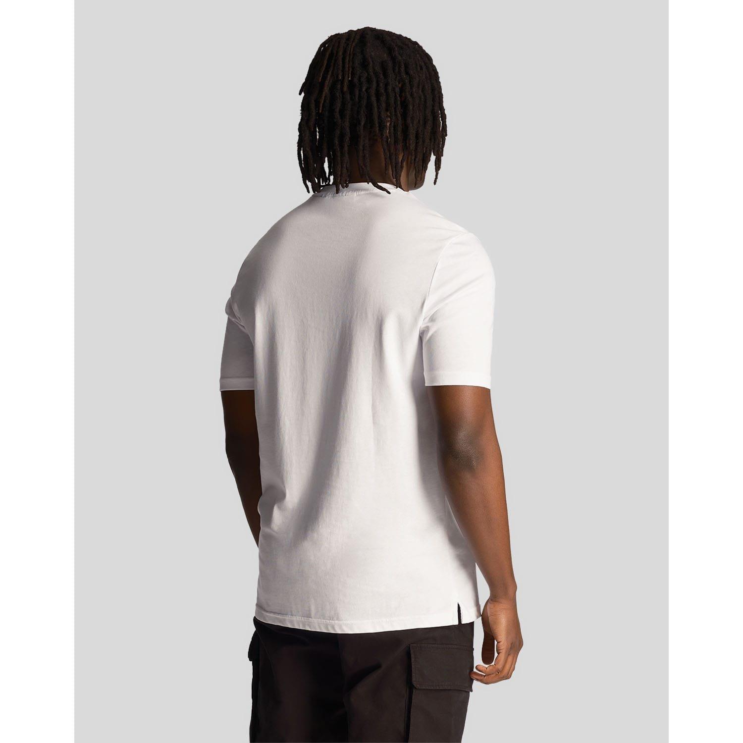 White - Lyle and Scott - Vibrations Print T-Shirt - 3