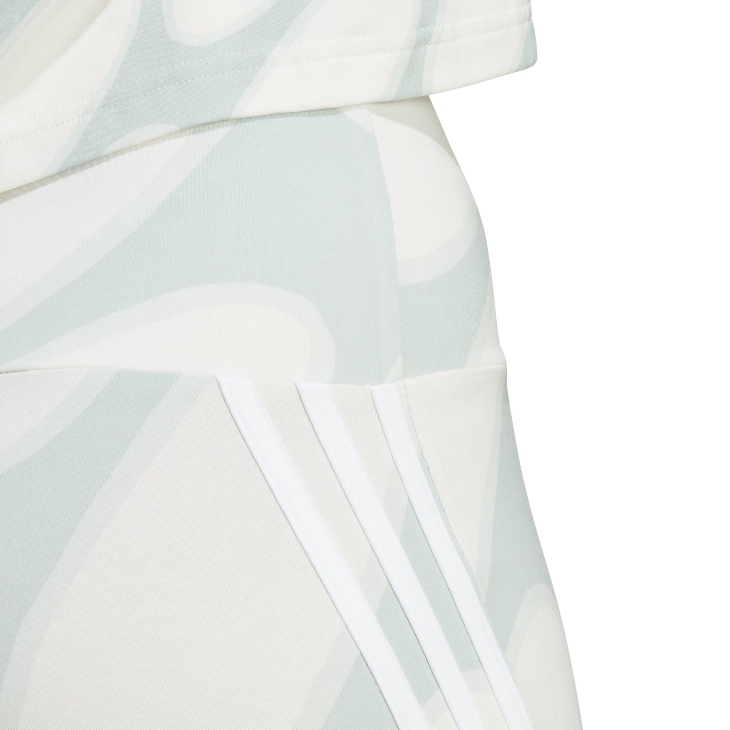 ClWh/Grn/DGrn - adidas - x Marimekko Future Icons Flared Leggings Womens - 5