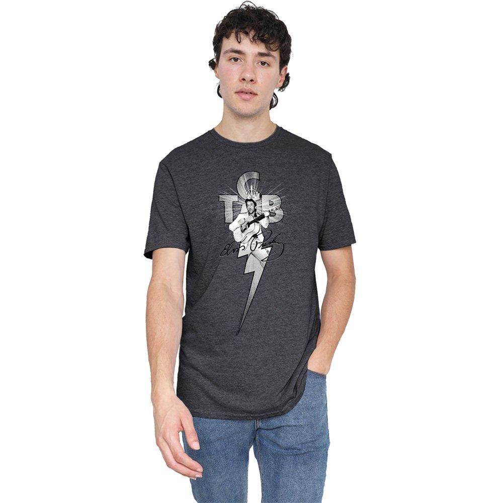Charcoal - Elvis Presley - Elvis Presley Tcb Ornate T-Shirt Charcoal - 1