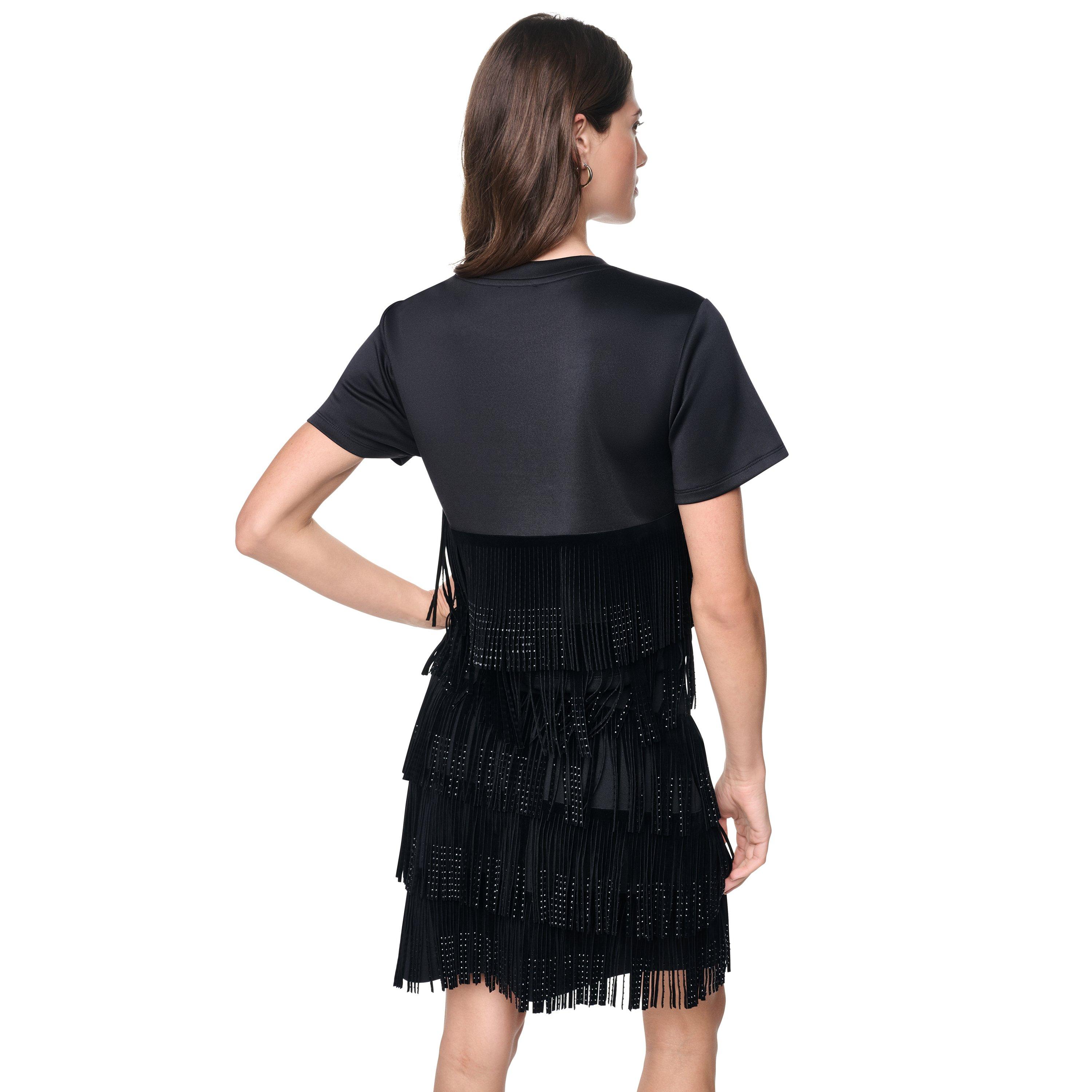 Black - DKNY - DKNY Rhinstone Top Ld64 - 3