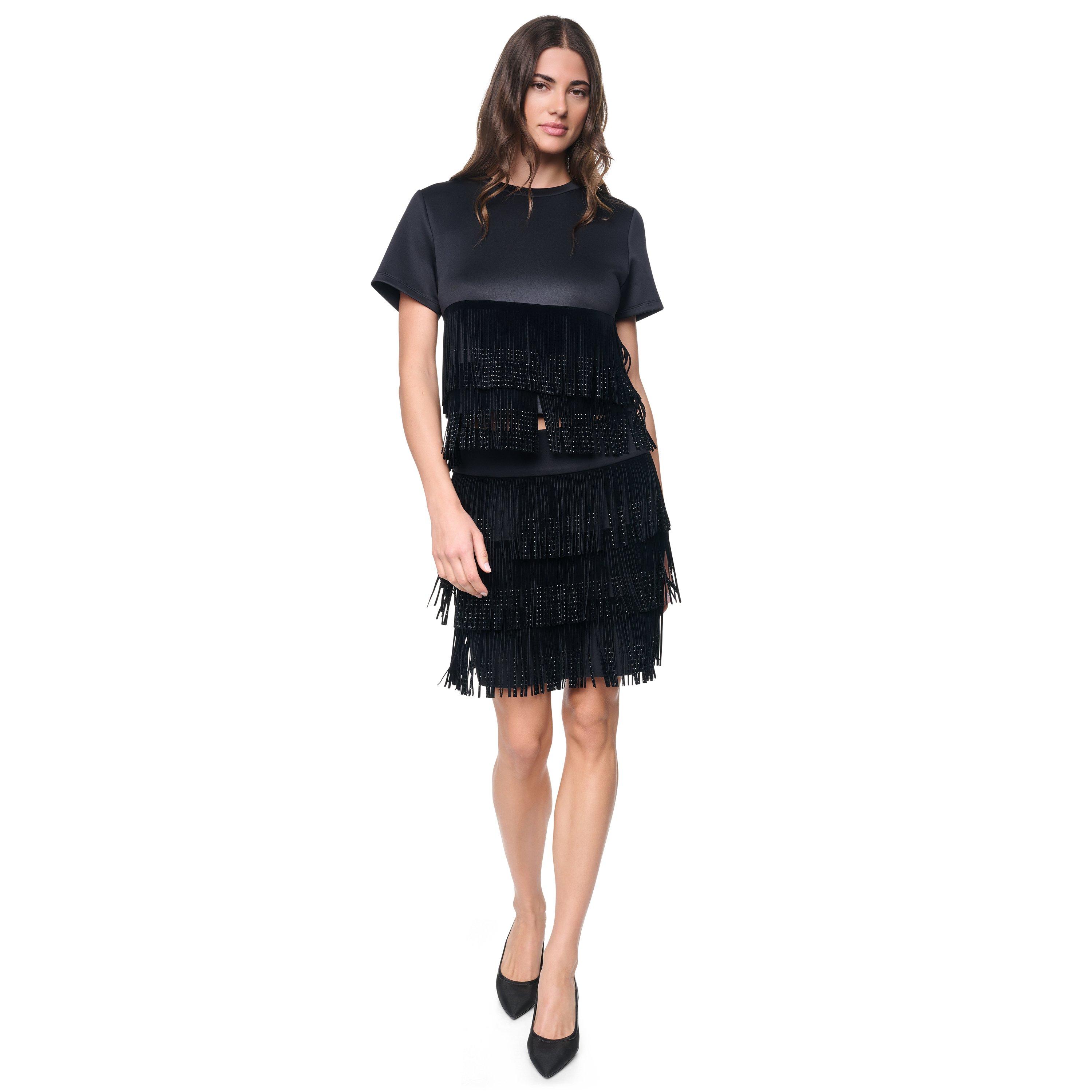Black - DKNY - DKNY Rhinstone Top Ld64 - 7