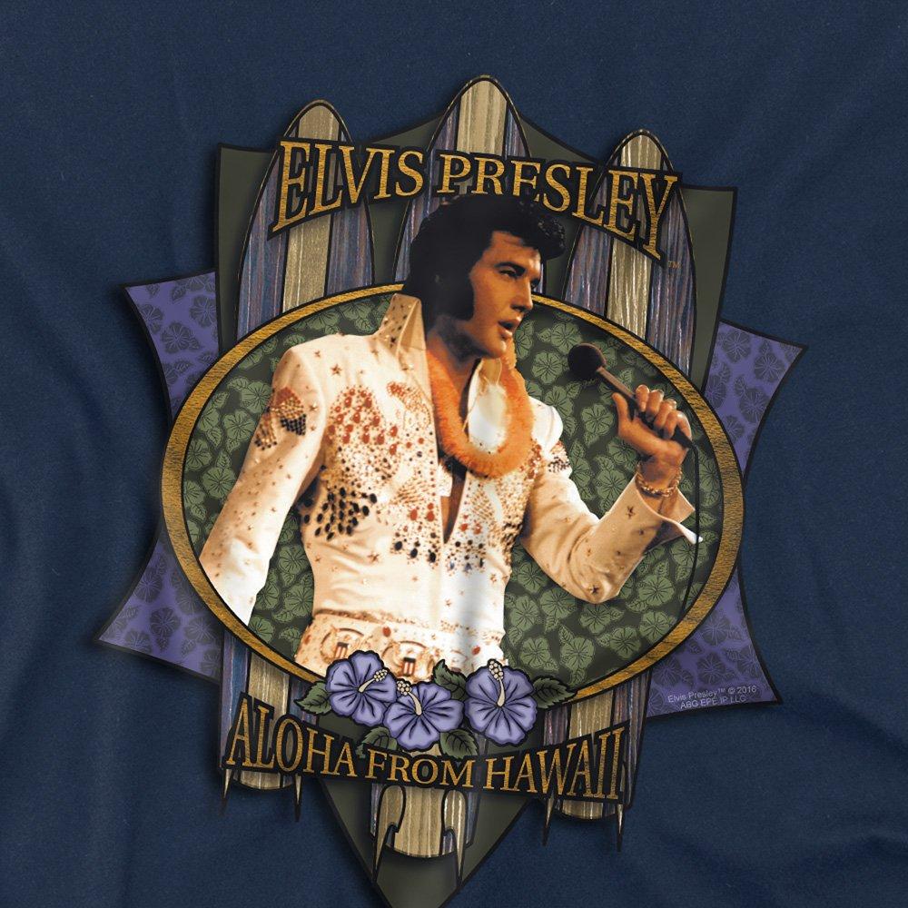Navy - Elvis Presley - Elvis Presley Aloha From Hawaii Kids T-Shirt Navy - 2