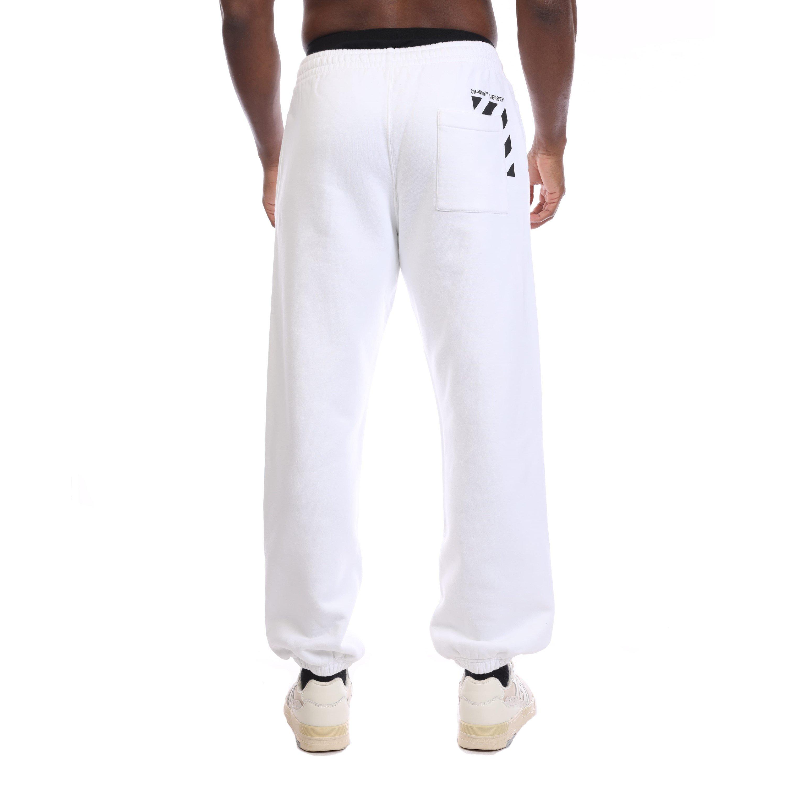 White Black - Off White - Diagonal Pocket Slim Sweatpants - 2