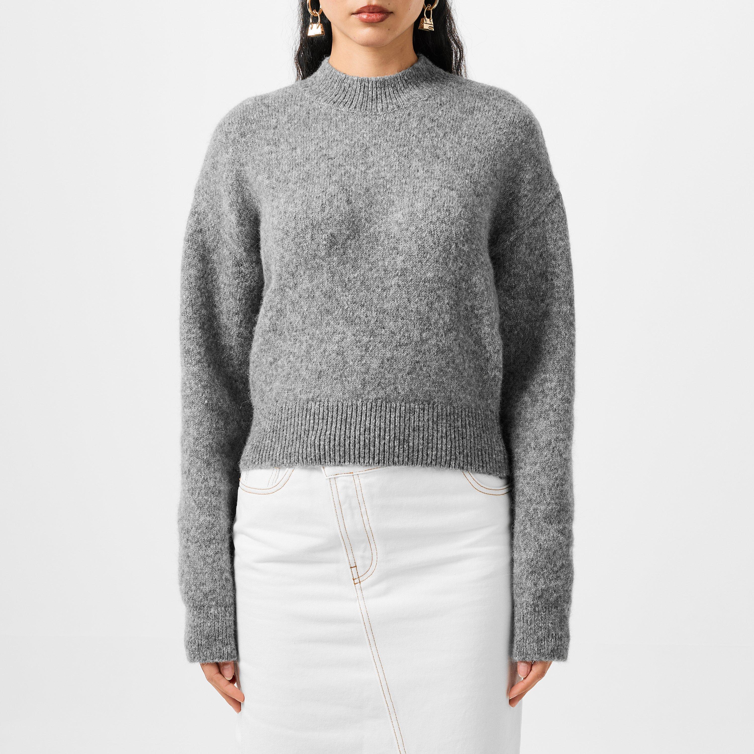 Jacquemus Logo Jumper - Grey - Size 10 (FR38)