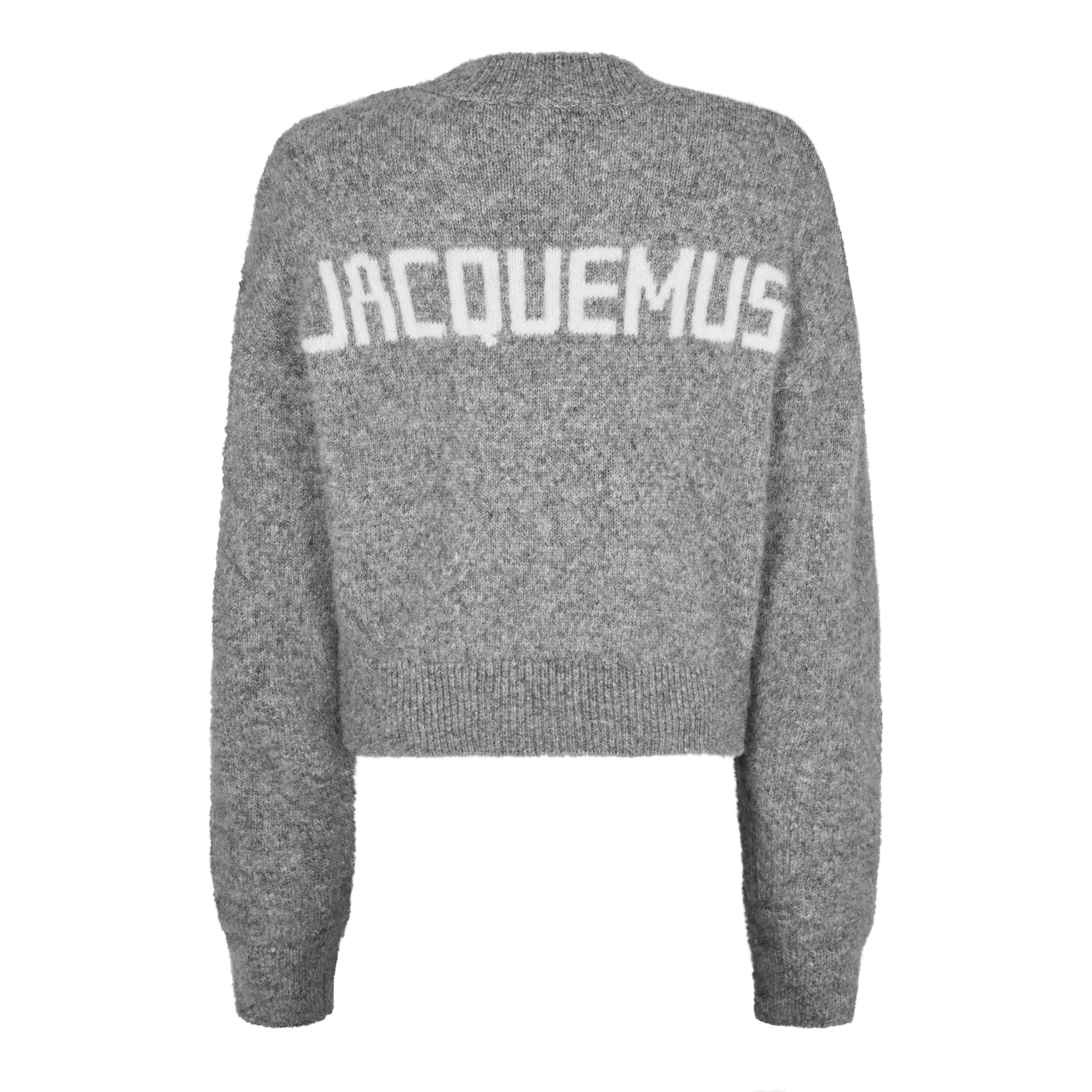 Grey - Jacquemus - Logo Jumper - 6