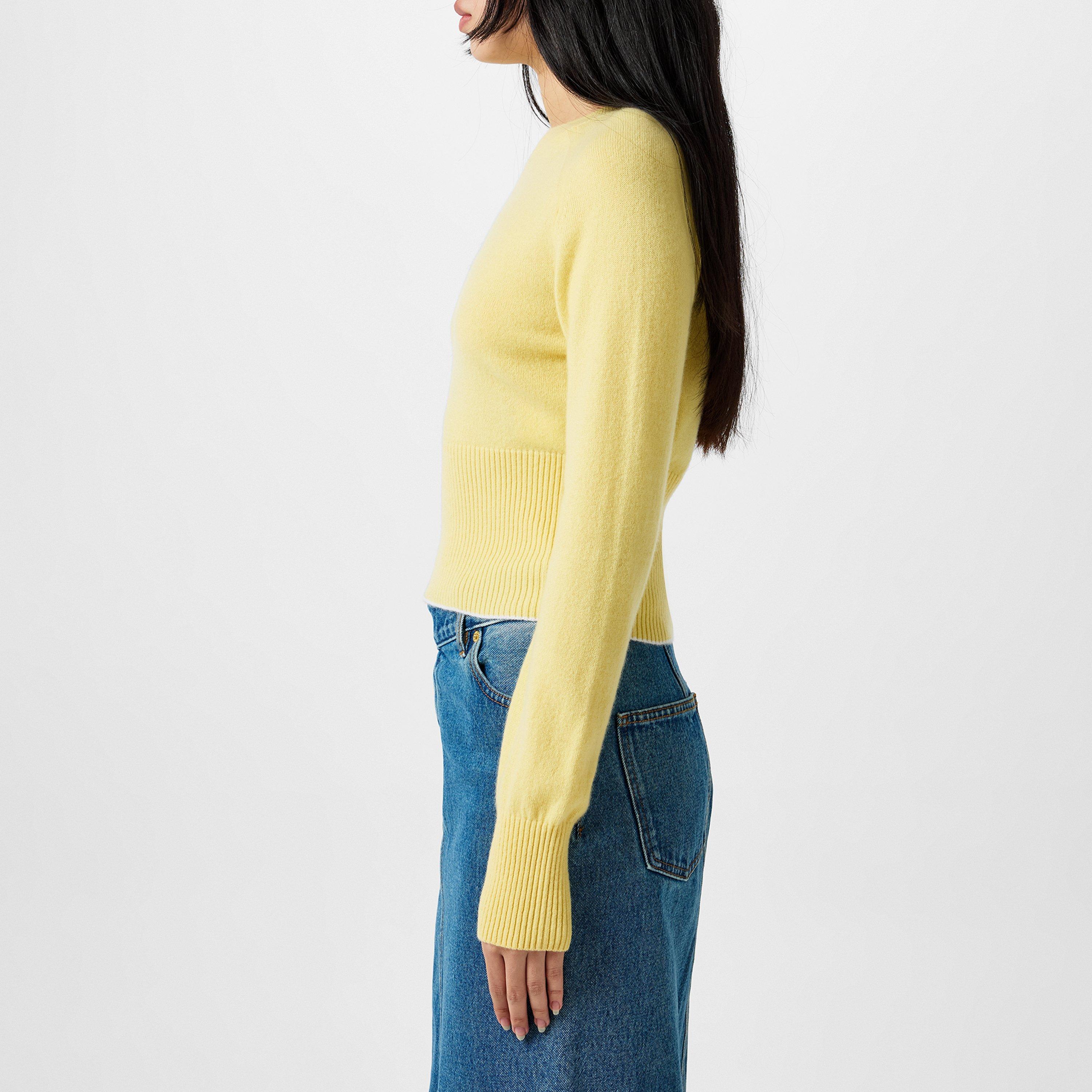 Light Yellow - Jacquemus - La Maille Soglia Cashmere-Blend Jumper - 2