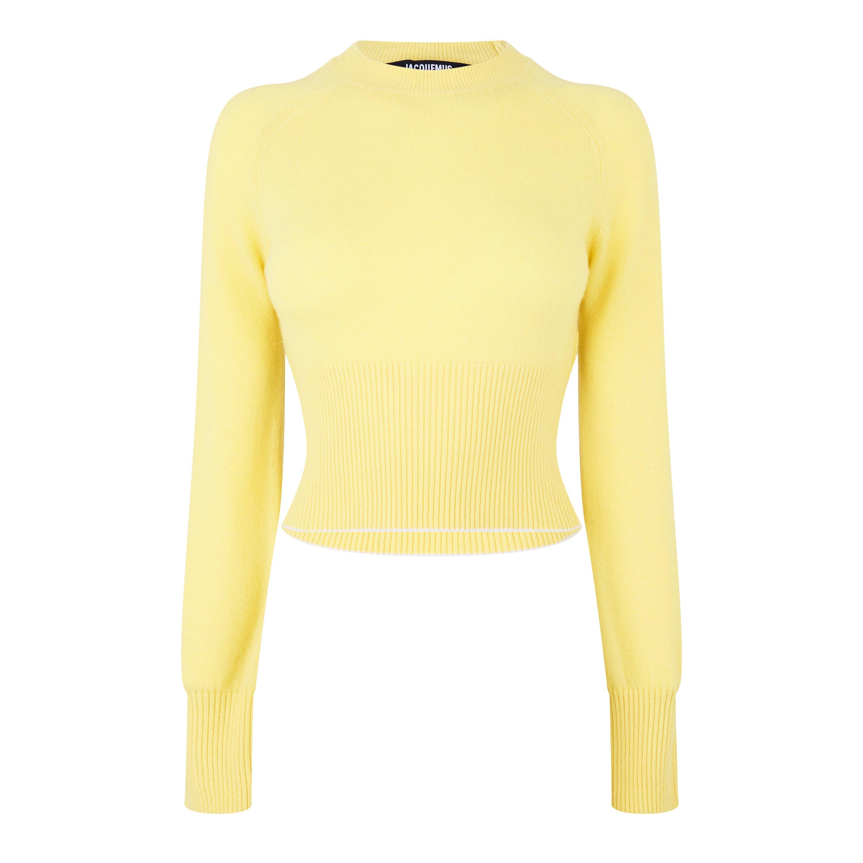 Light Yellow - Jacquemus - La Maille Soglia Cashmere-Blend Jumper - 5