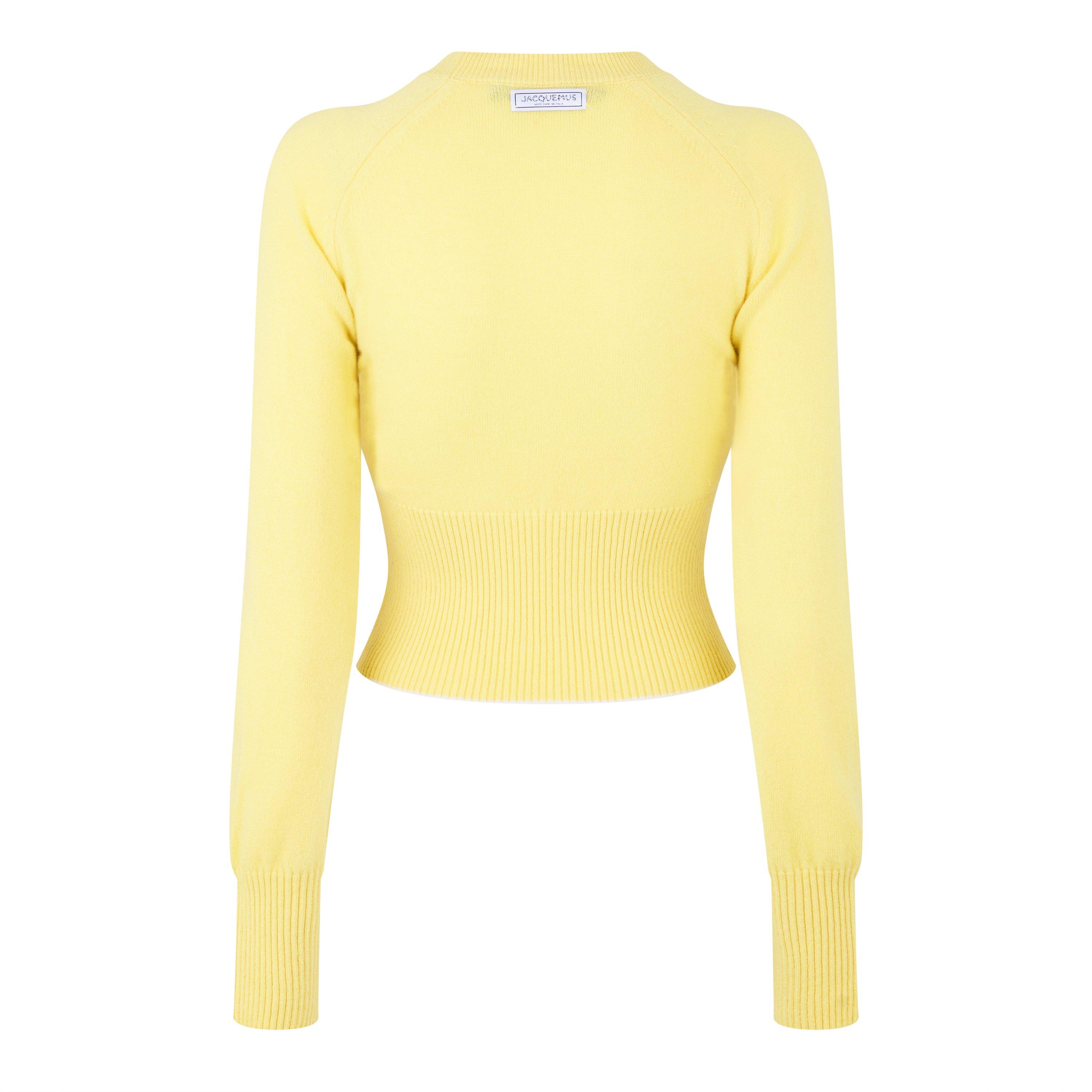 Light Yellow - Jacquemus - La Maille Soglia Cashmere-Blend Jumper - 6