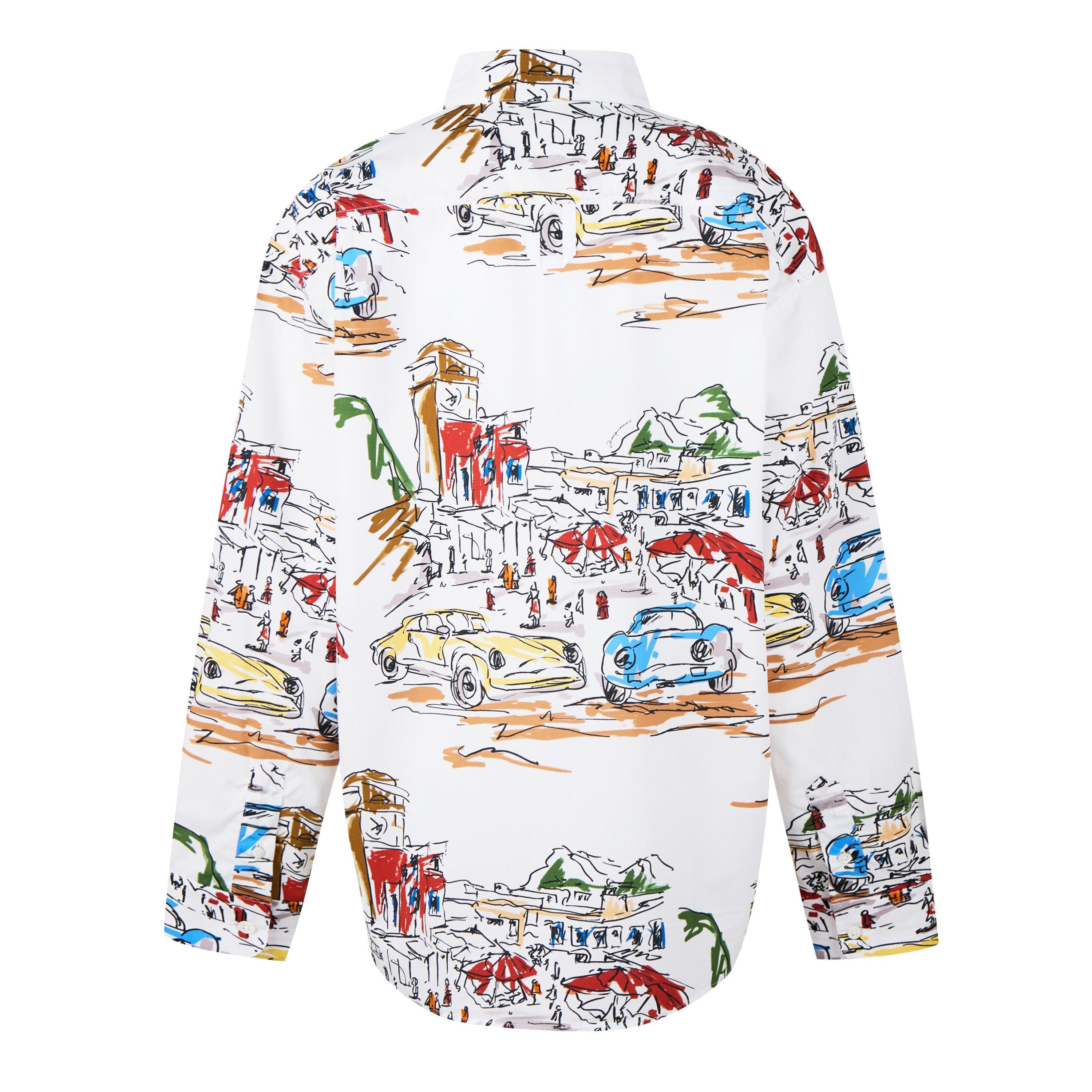 Capri White - Jacquemus - Women's Long-Sleeve Patterned Shirt - 6