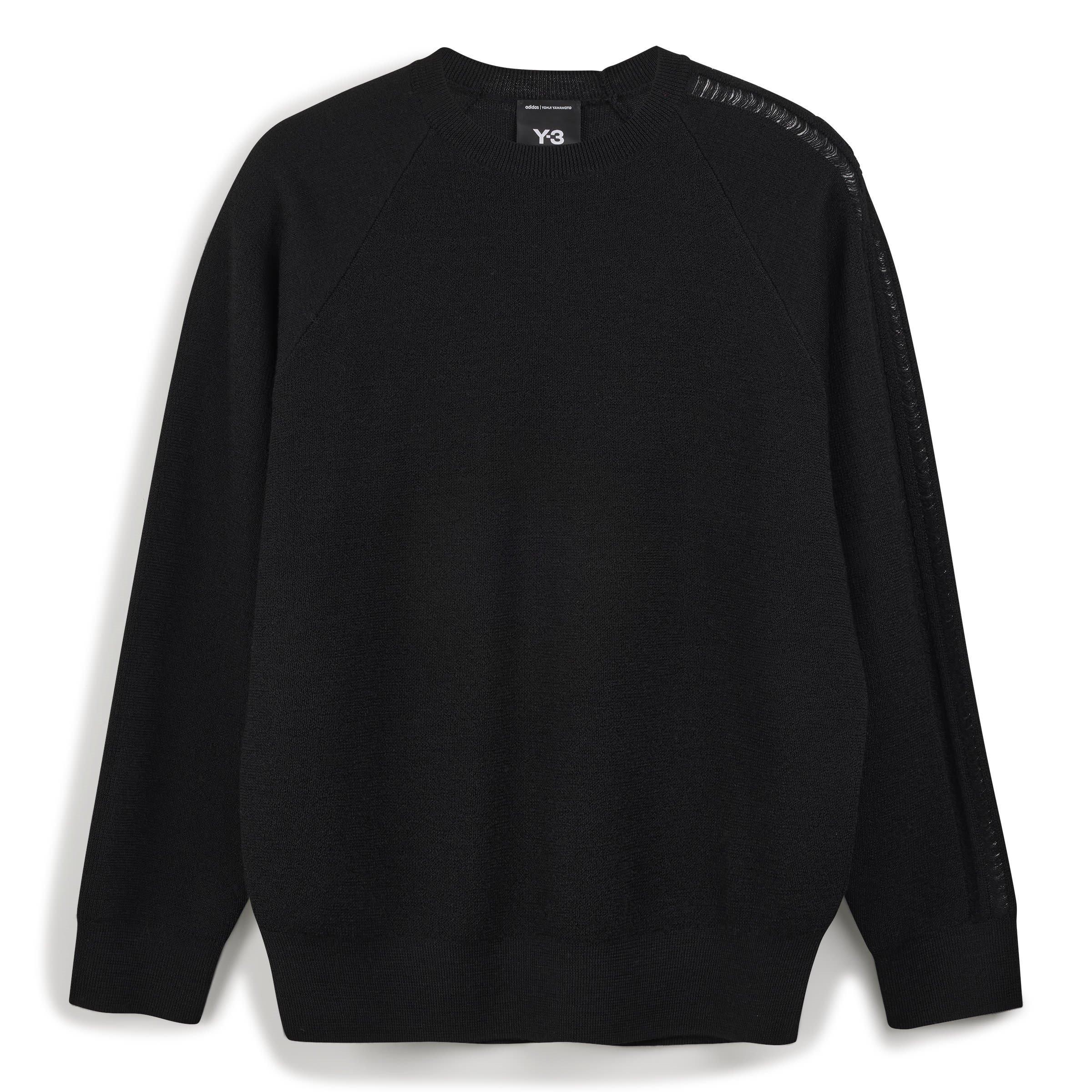 新品　正規品　BRIEFING STRIPE CREW NECK KNIT Bubble knit crew neck - Total Eclipse