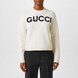 Gucci Women's Logo Wool Jumper