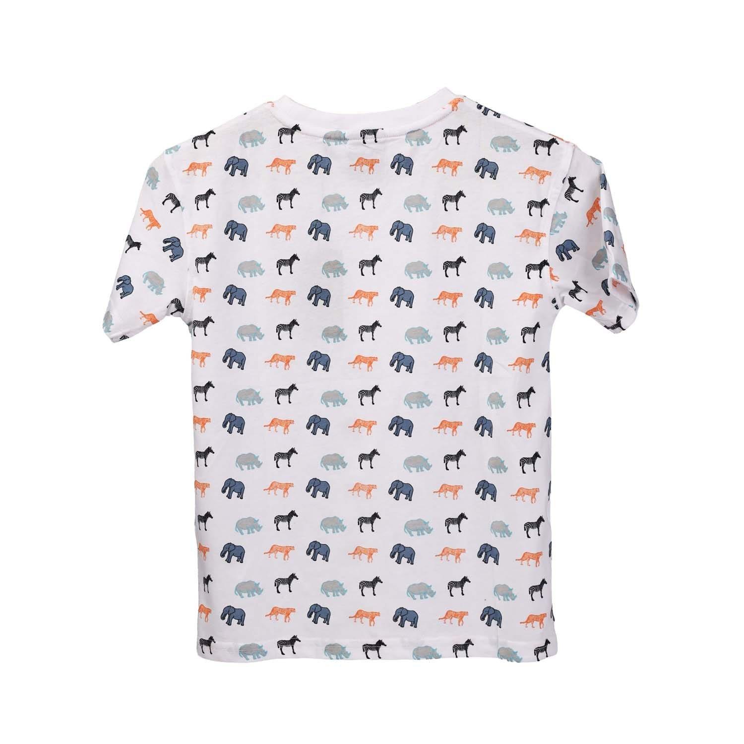 White - Trespass - Safary Printed T-Shirt Juniors - 1