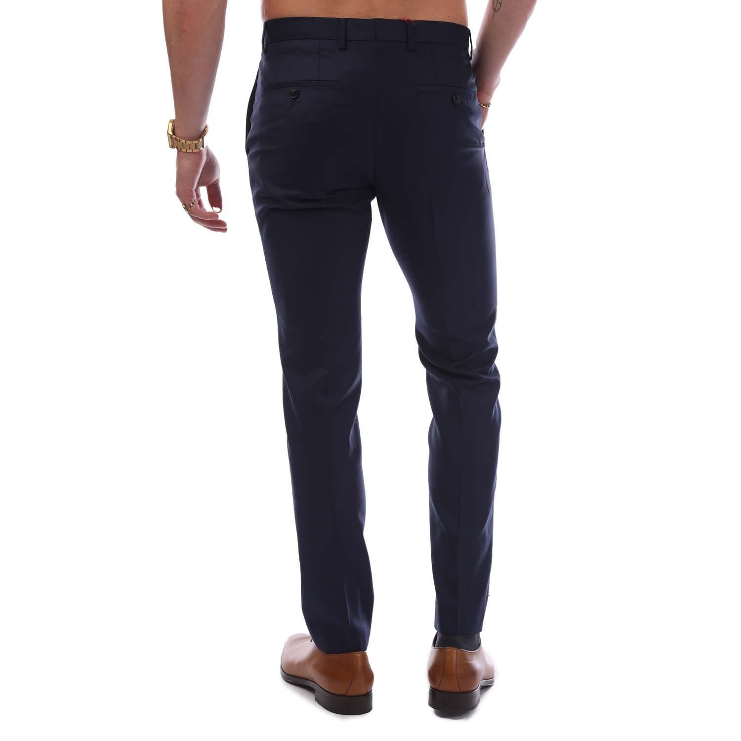 Dark Blue - Hugo - Getlin182 Trousers - 3