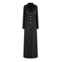 Giambattista Valli Double Breasted Boucle Long Coat