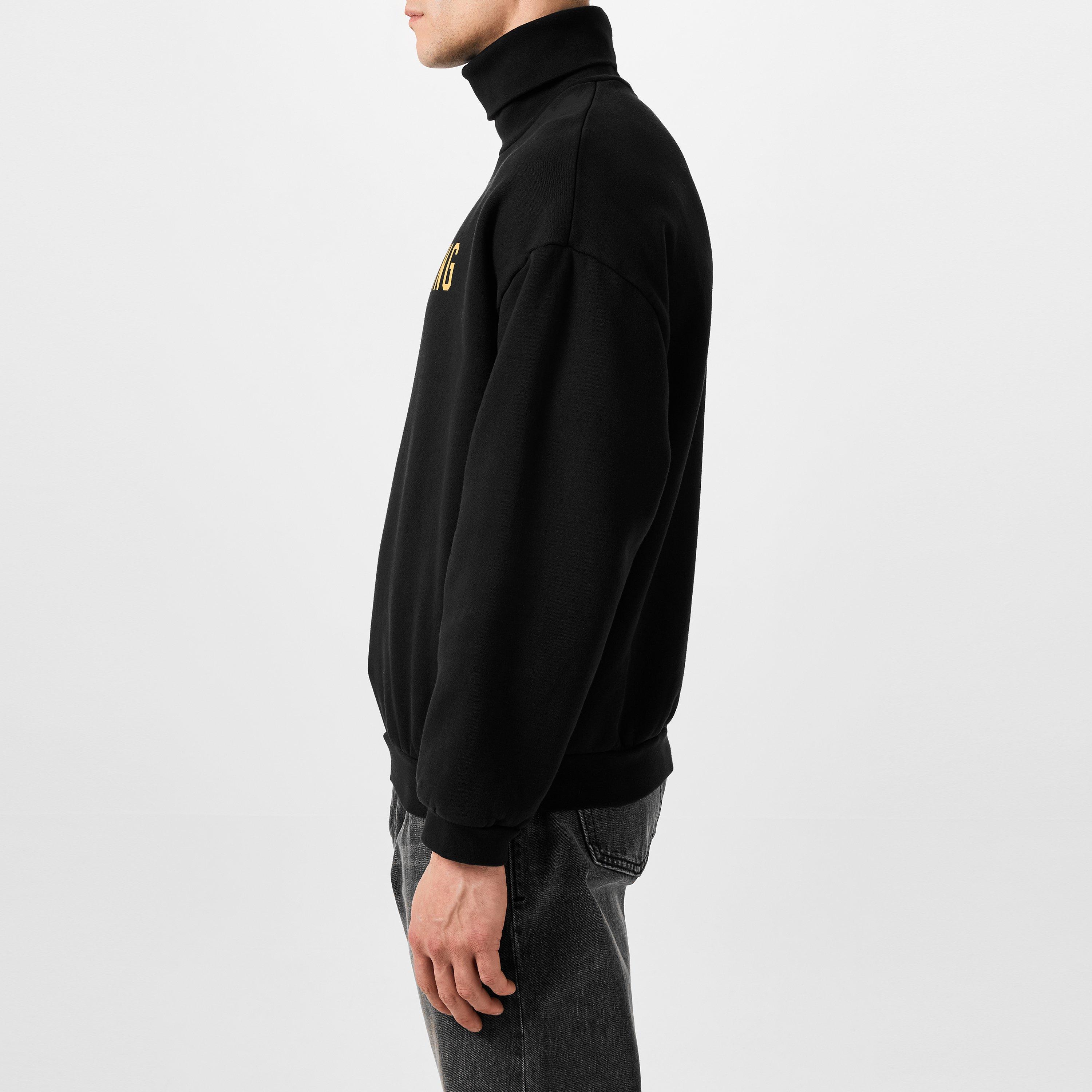 Black - Fear Of God Essentials - Heavy Fleece Turtleneck - 2