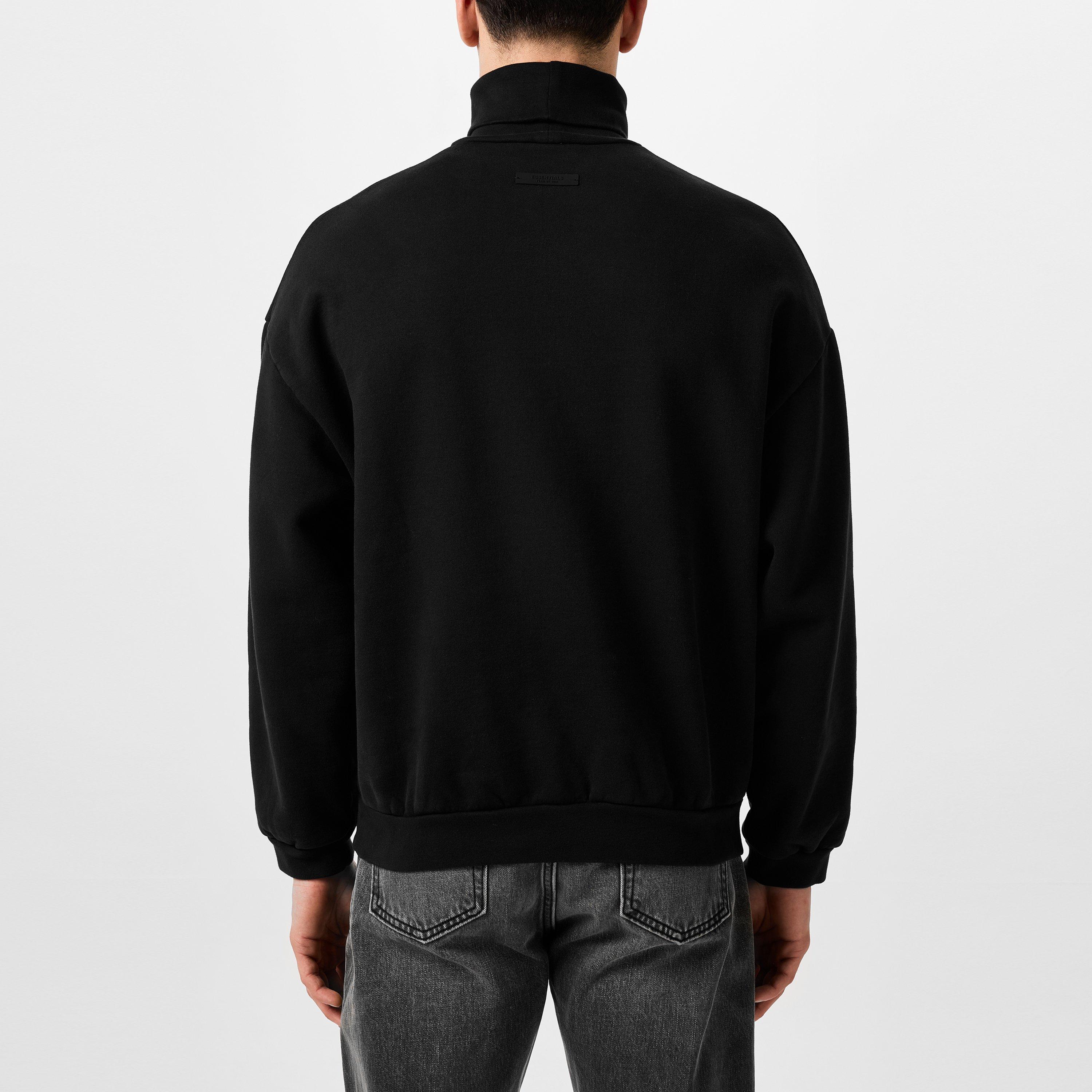 Black - Fear Of God Essentials - Heavy Fleece Turtleneck - 3