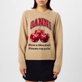 Ganni Cherry Knit