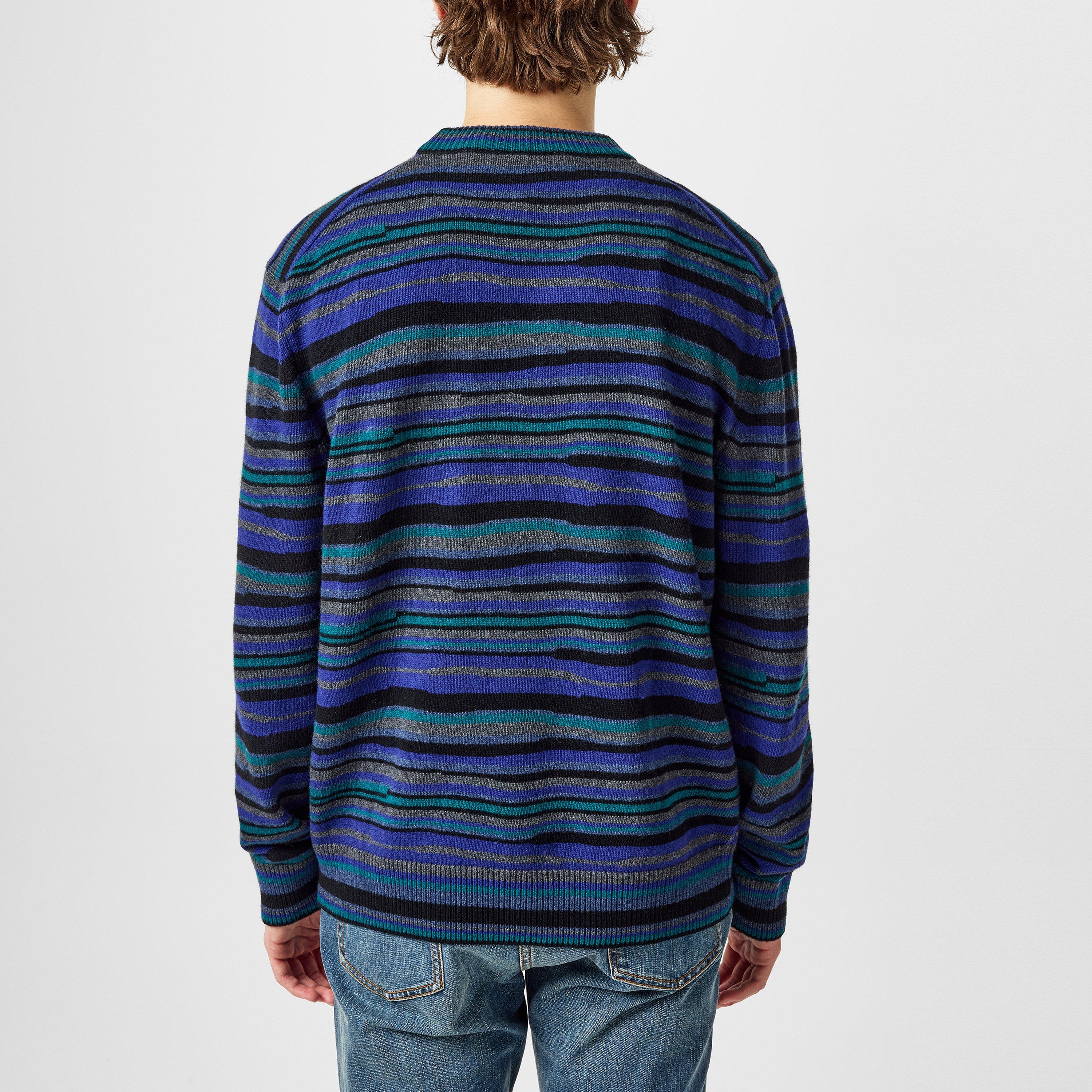 Blue 47 - PS Paul Smith - Striped Knit Jumper - 3