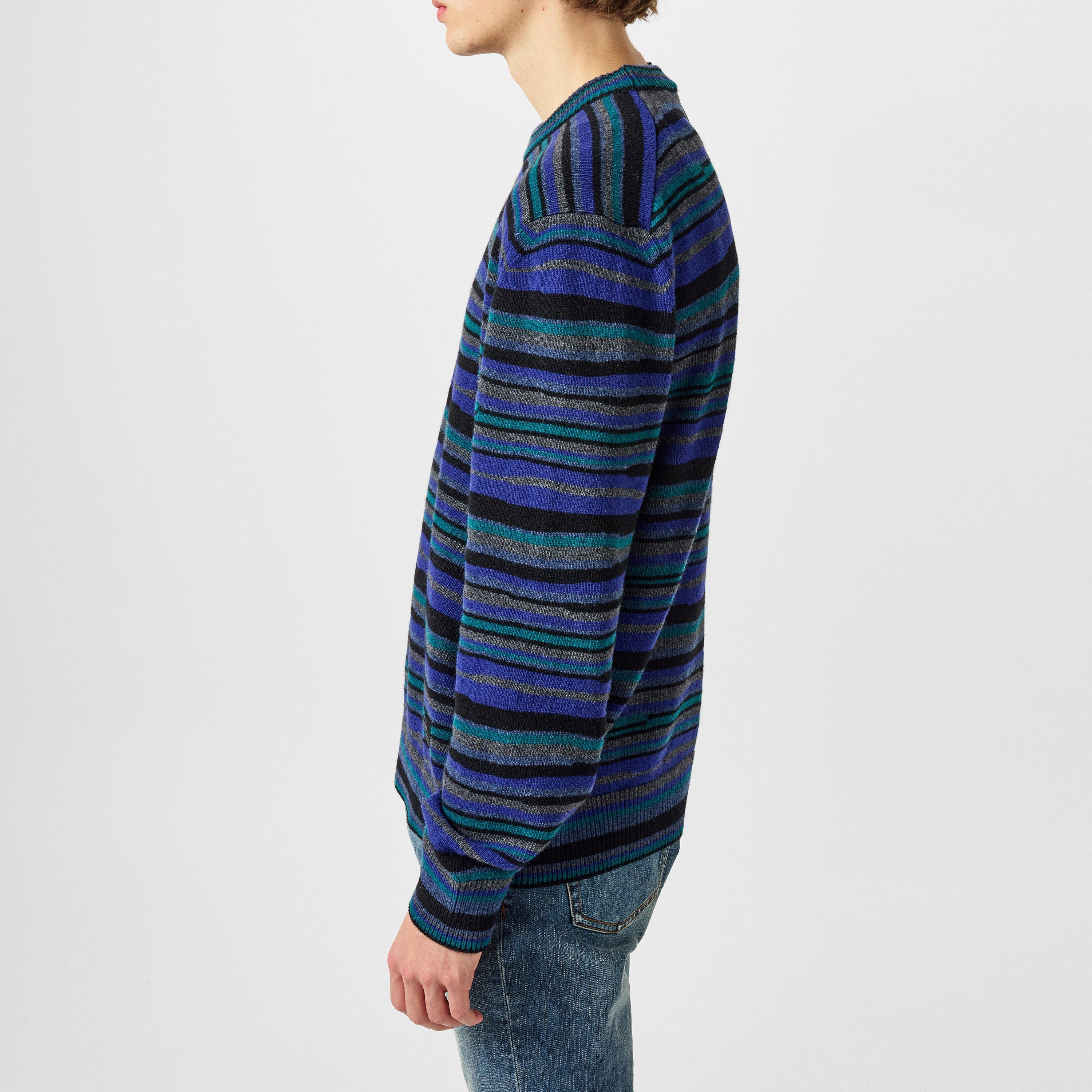 Blue 47 - PS Paul Smith - Striped Knit Jumper - 4