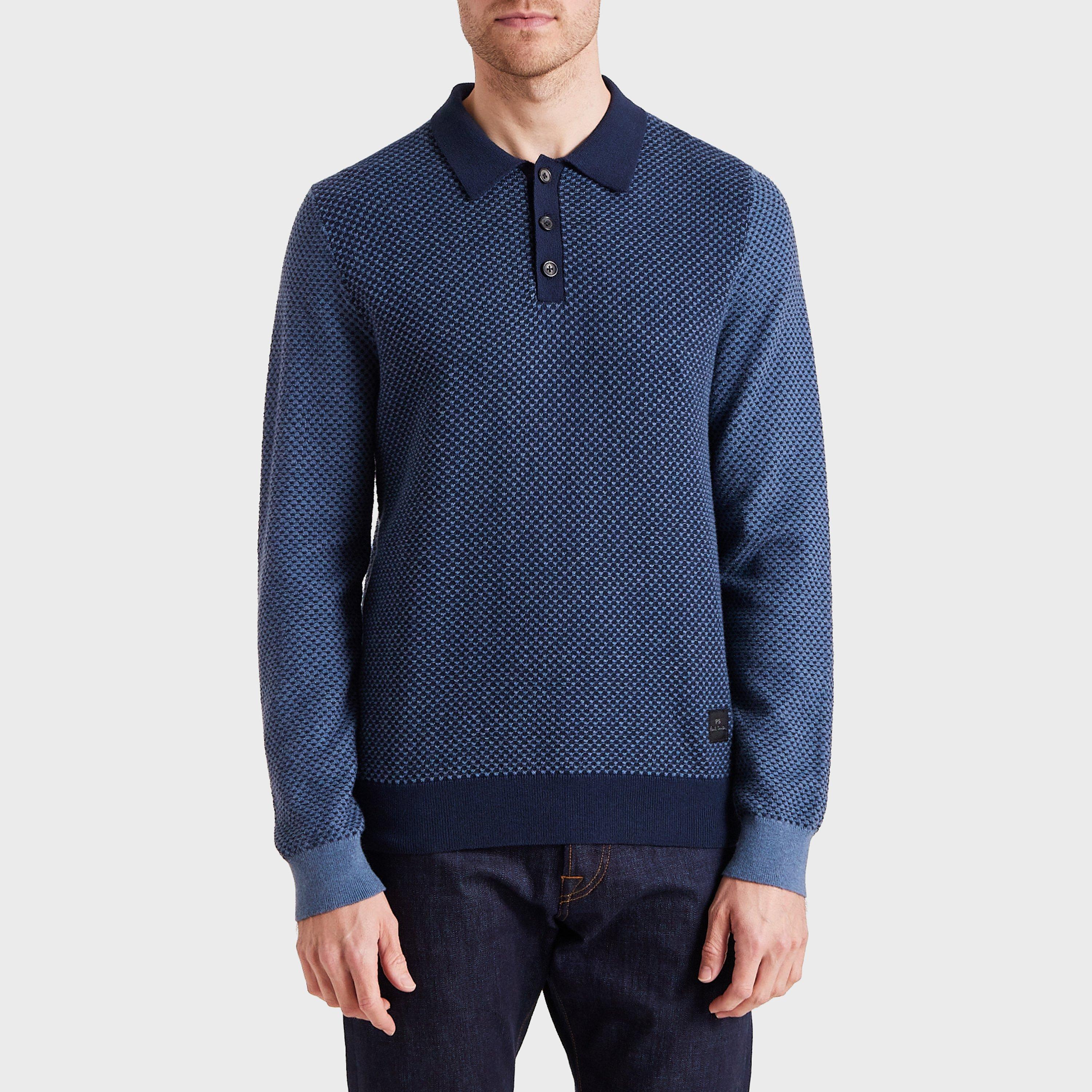 Blue 49 - PS Paul Smith - Men's Long-Sleeve Crew Neck Jumper - 2