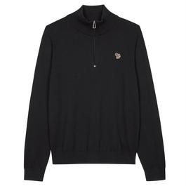 PS Paul Smith Zebra LogoquarterZip Sweater