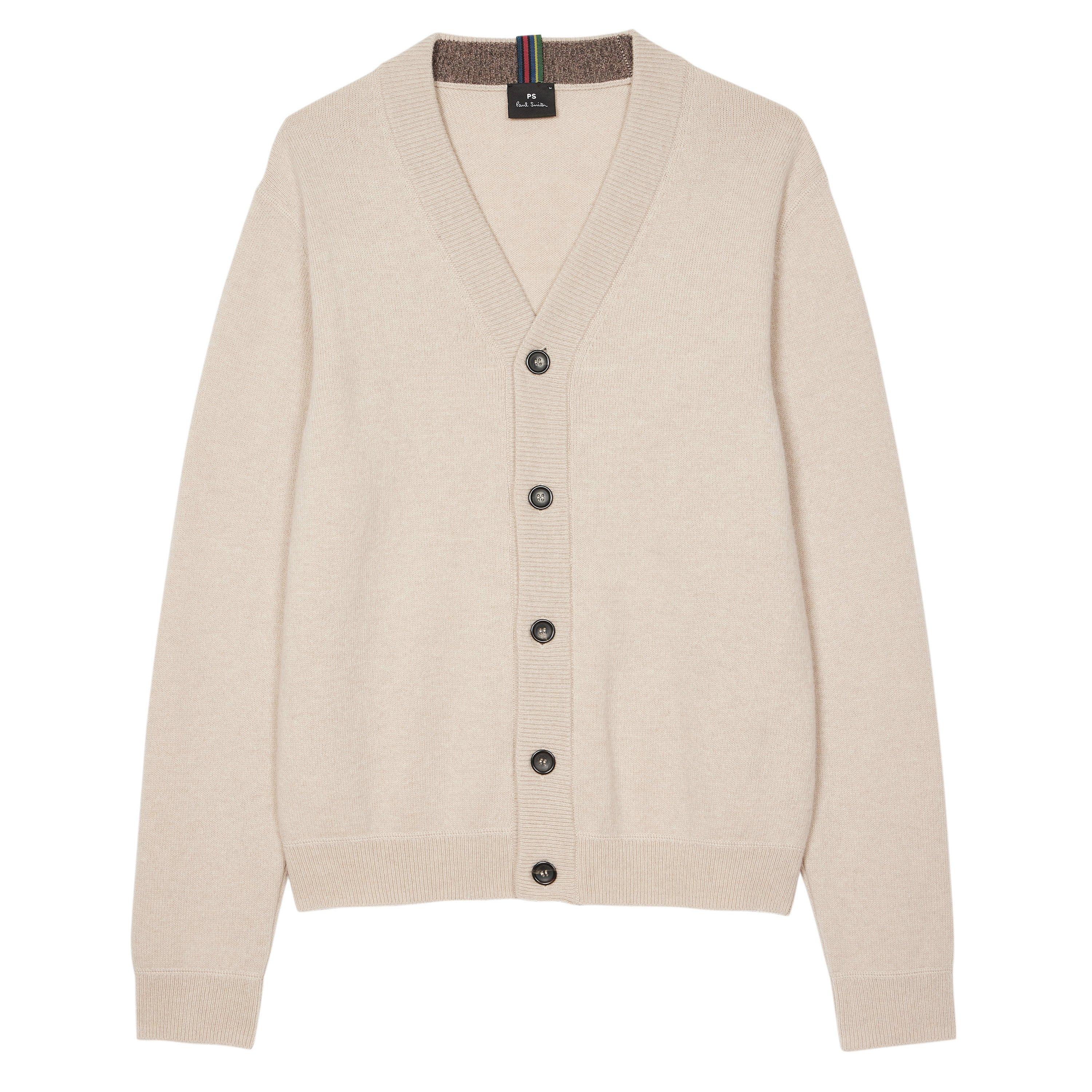 Beige 08 - PS Paul Smith - Men's Wool Cardigan - 6