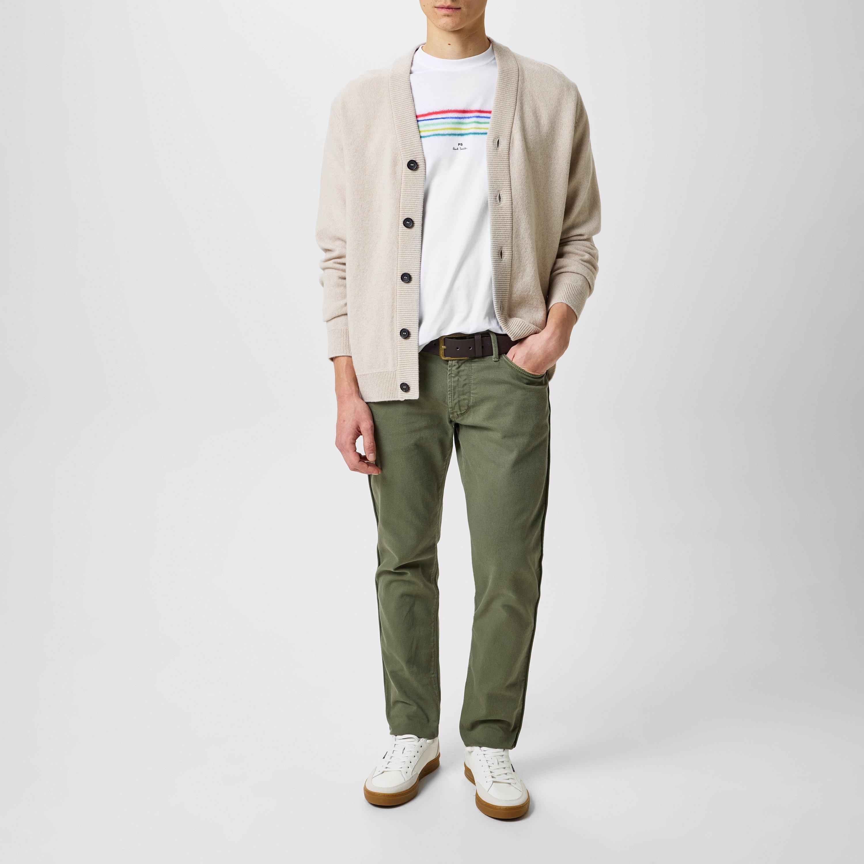 Beige 08 - PS Paul Smith - Men's Wool Cardigan - 5