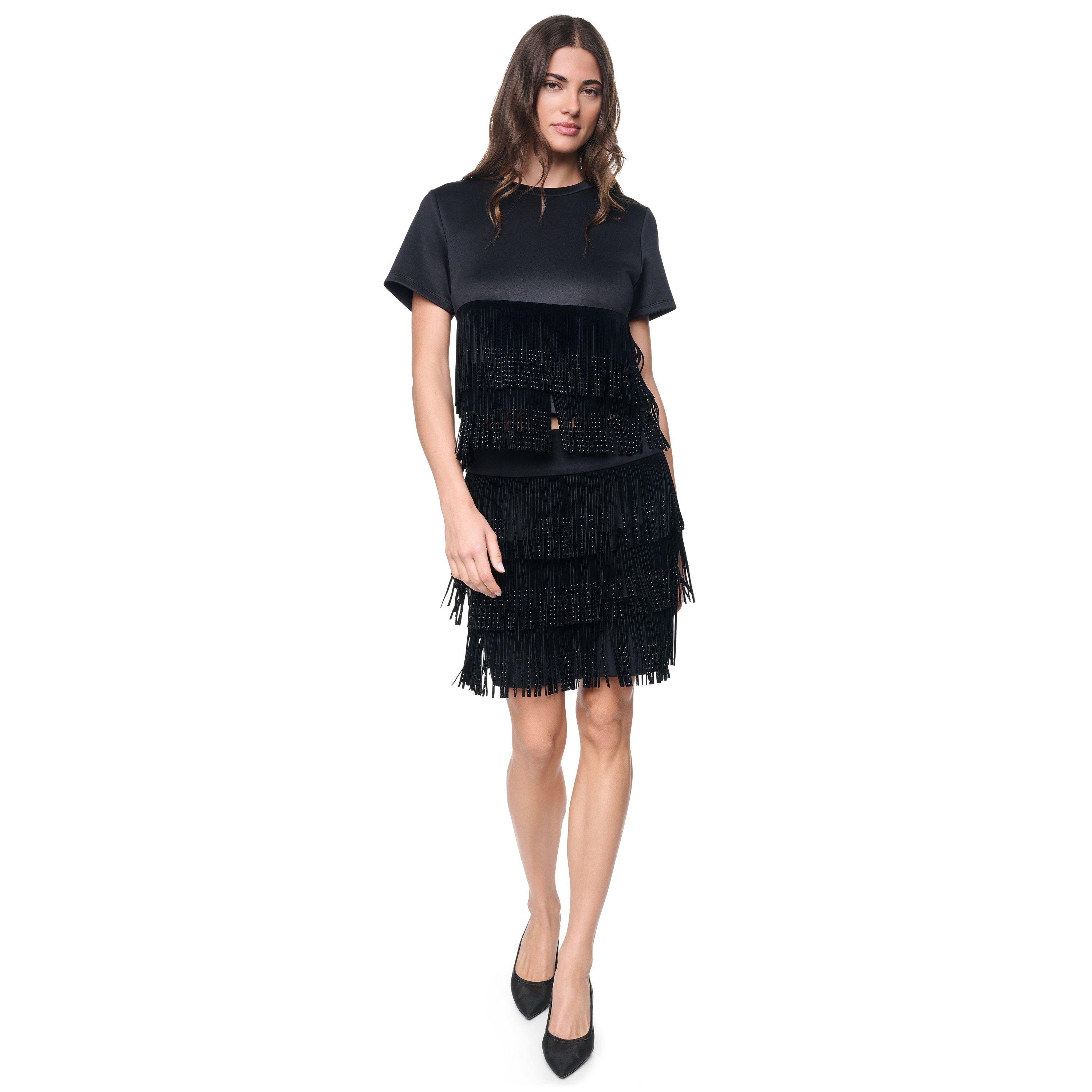 Black - DKNY - DKNY Rhinestone Skir Ld64 - 1