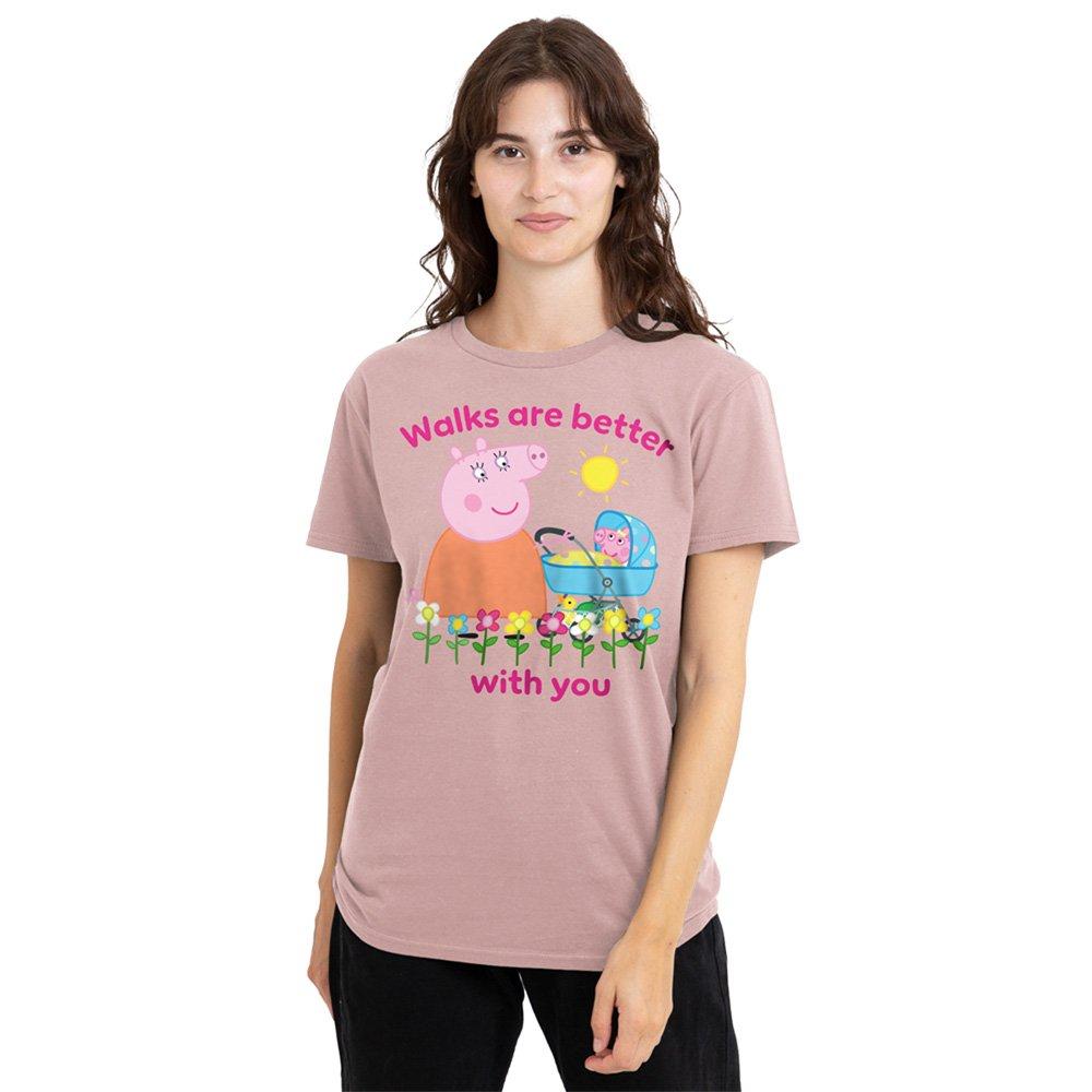Pink - Hasbro - Peppa Pig - Mummy Pig Evie Walks With You T-Shirt - 1