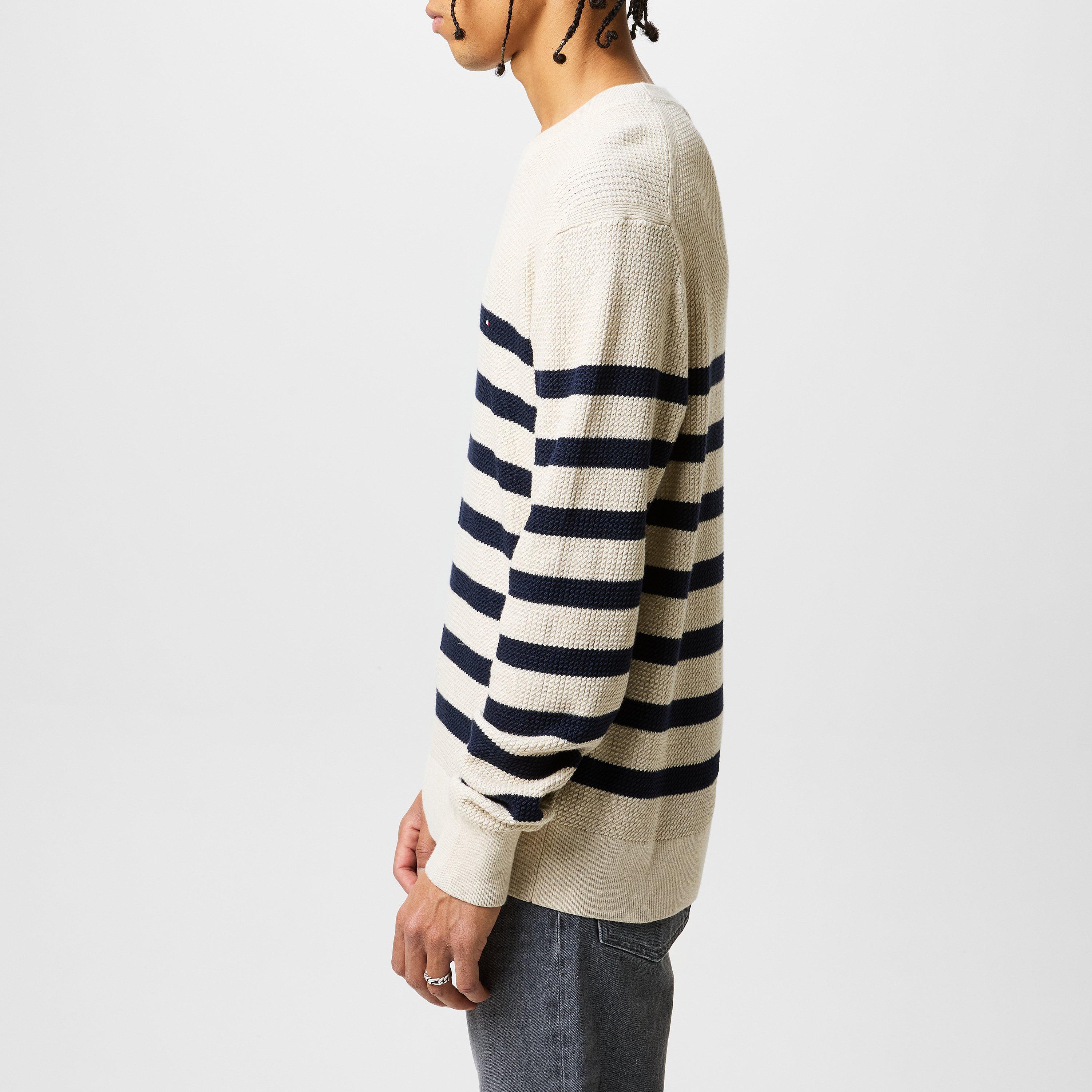 Oatmilk - Tommy Hilfiger - STRUCTURE CREW  NK - 2