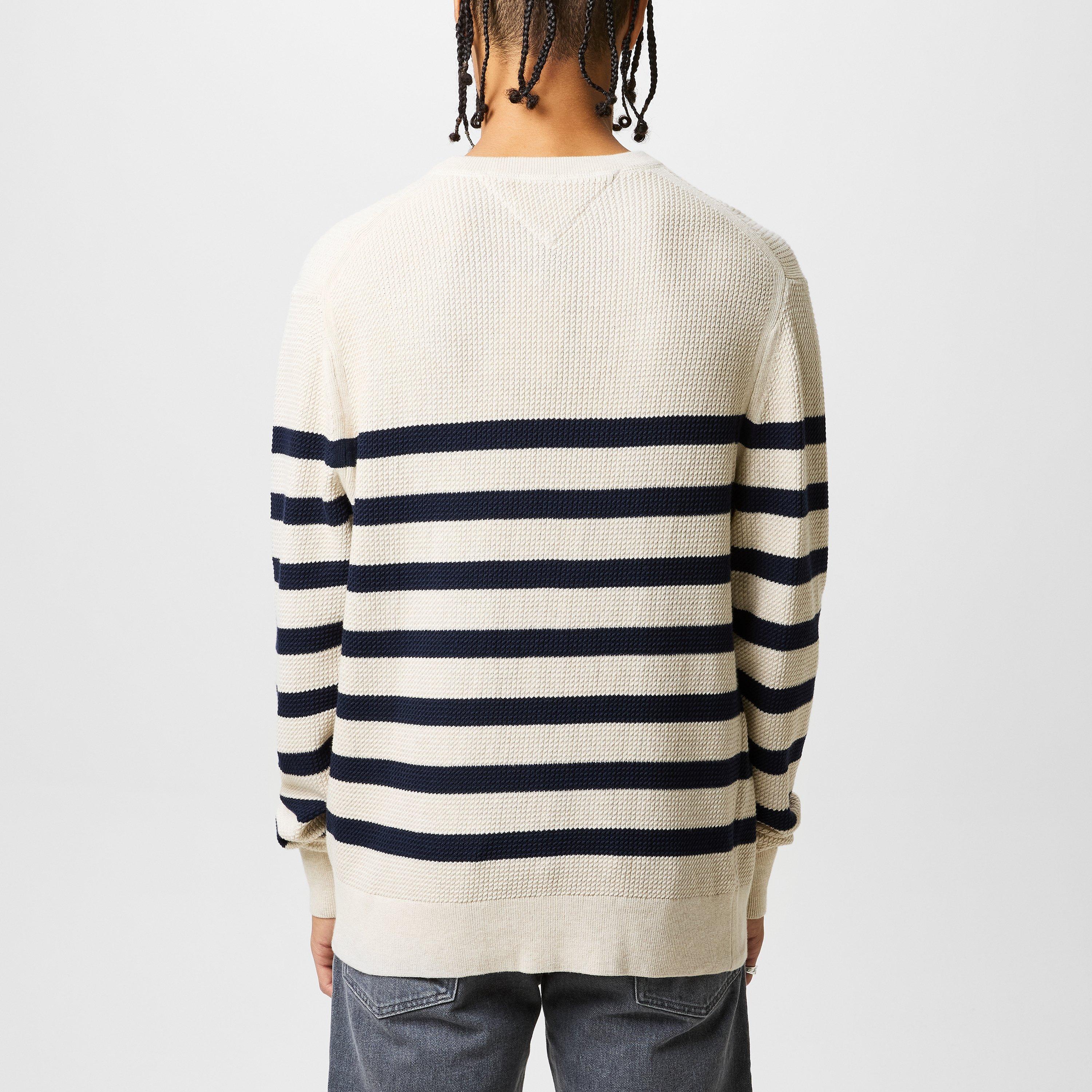 Oatmilk - Tommy Hilfiger - STRUCTURE CREW  NK - 3