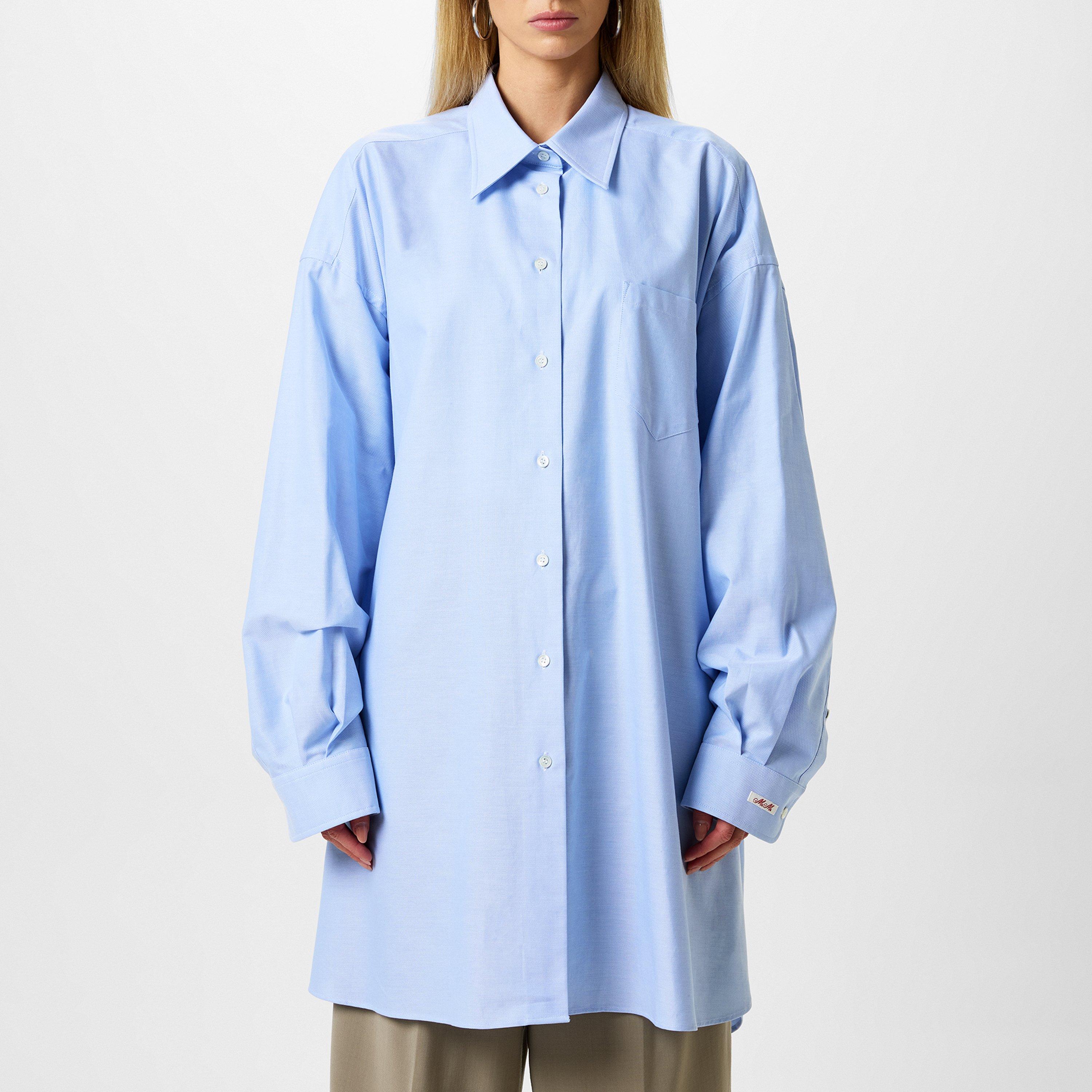 Maison Margiela Oxford Shirt - Light Blue - Size 8 (XS)