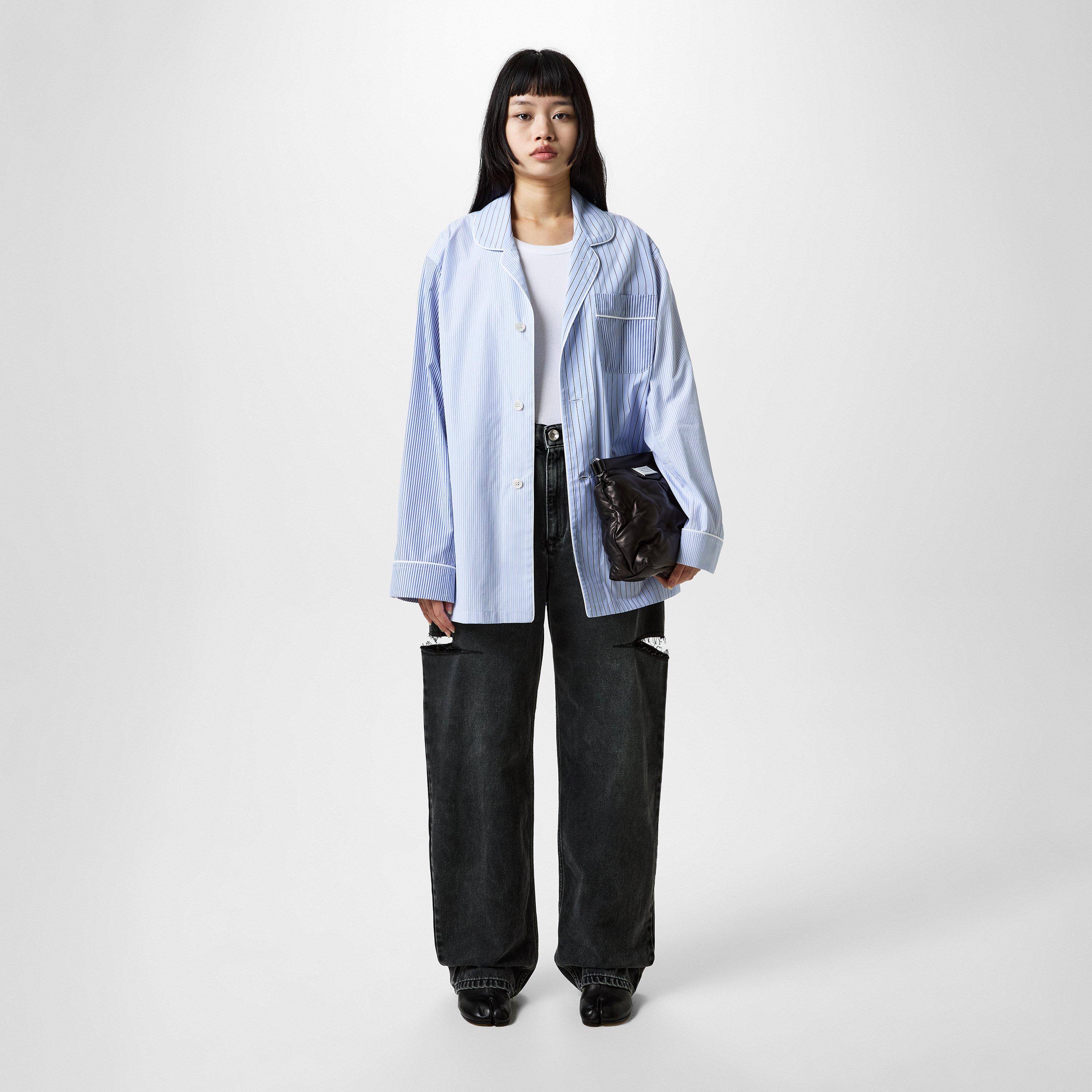 Blue - Maison Margiela - Striped Shirt - 4