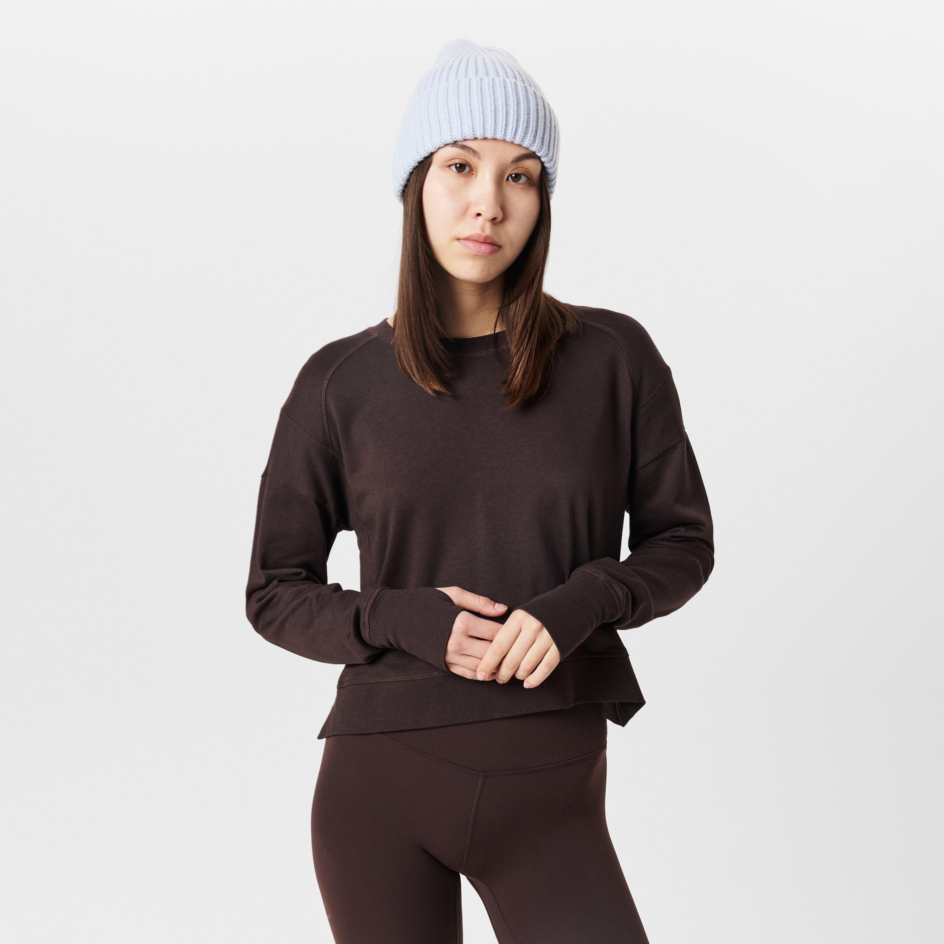 cacao brown - Sweaty Betty - Women's After Class Long-Sleeve Sweatshirt - 2