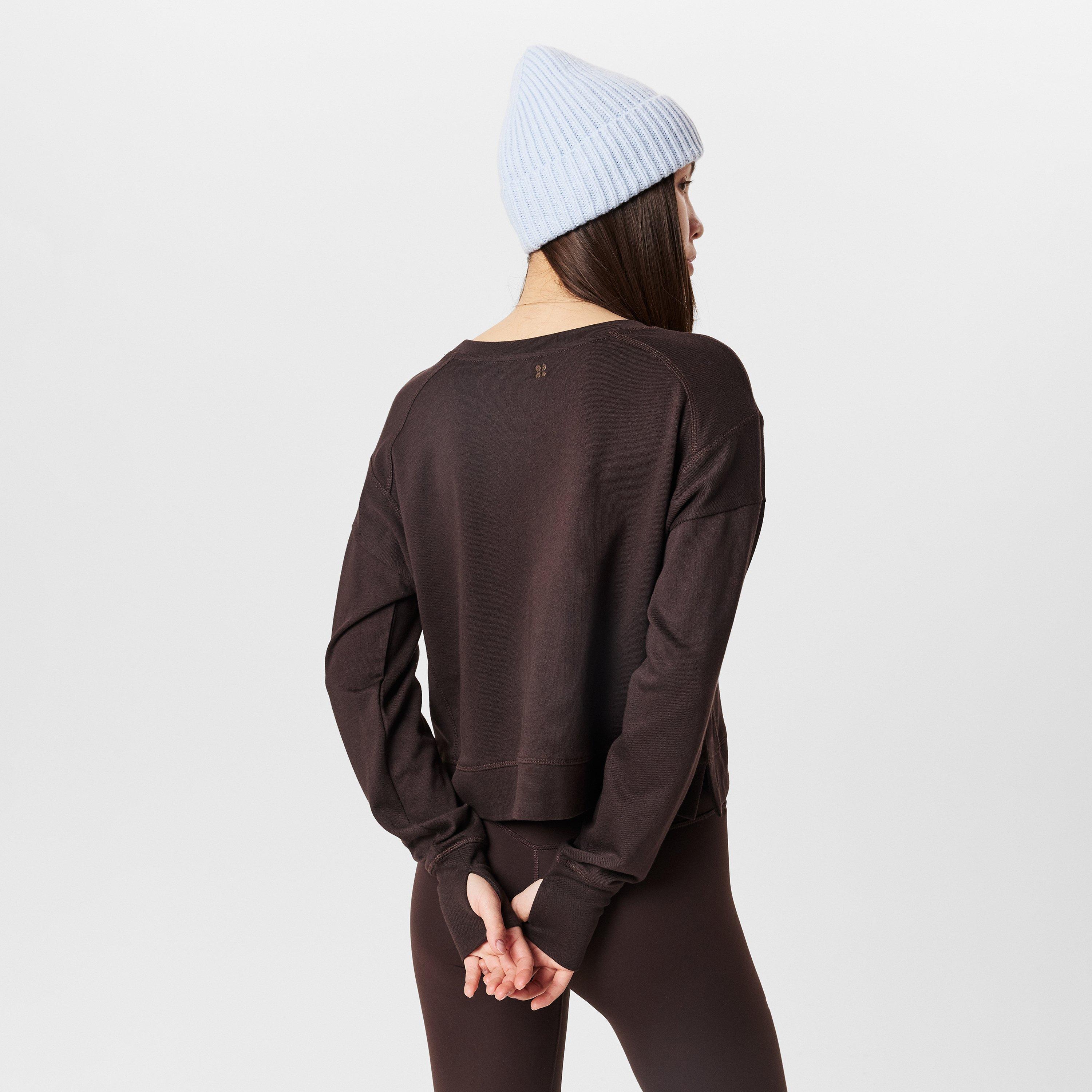 cacao brown - Sweaty Betty - Women's After Class Long-Sleeve Sweatshirt - 3