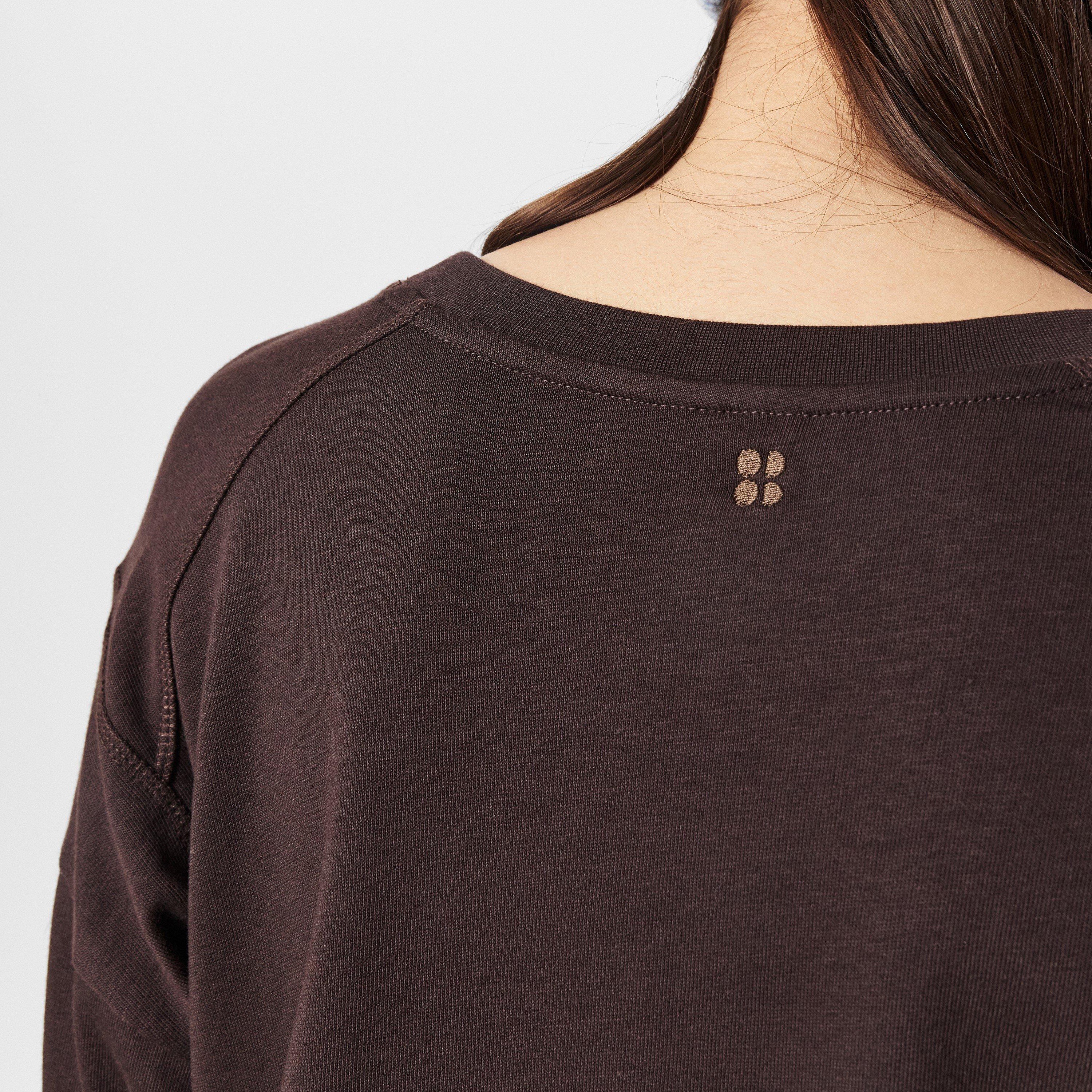 cacao brown - Sweaty Betty - Women's After Class Long-Sleeve Sweatshirt - 4