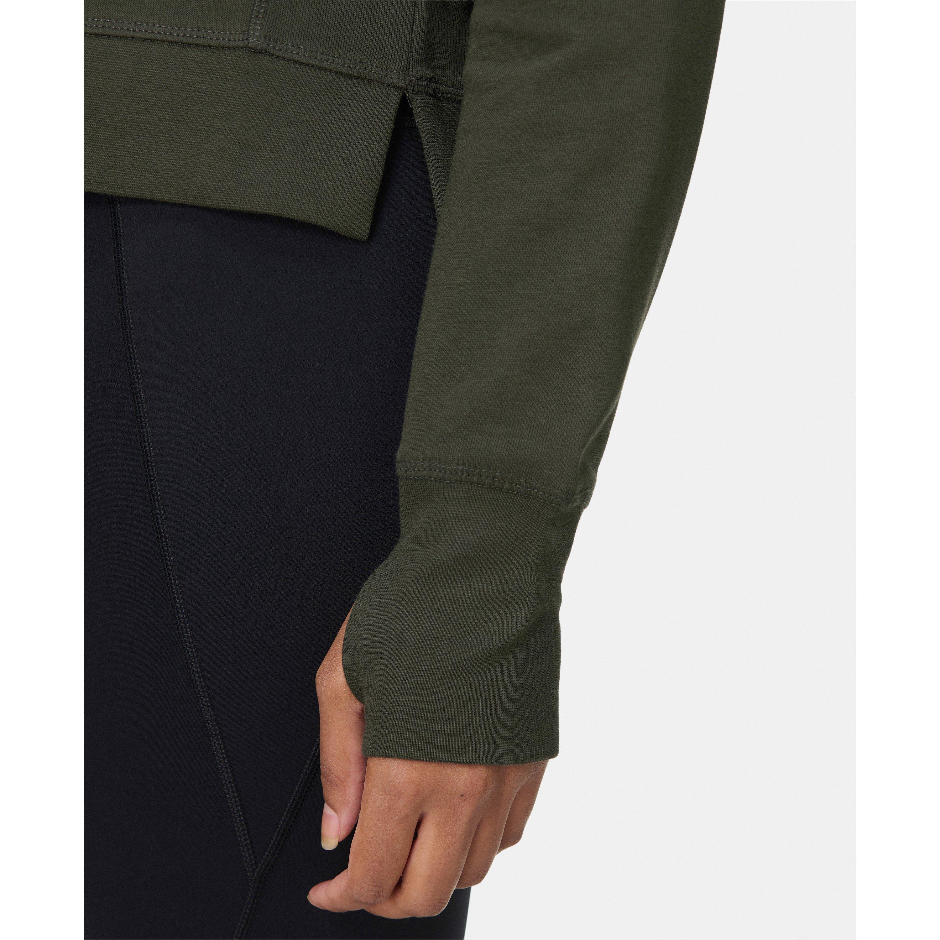 nori green - Sweaty Betty - Women's After Class Cropped Sweatshirt - 5
