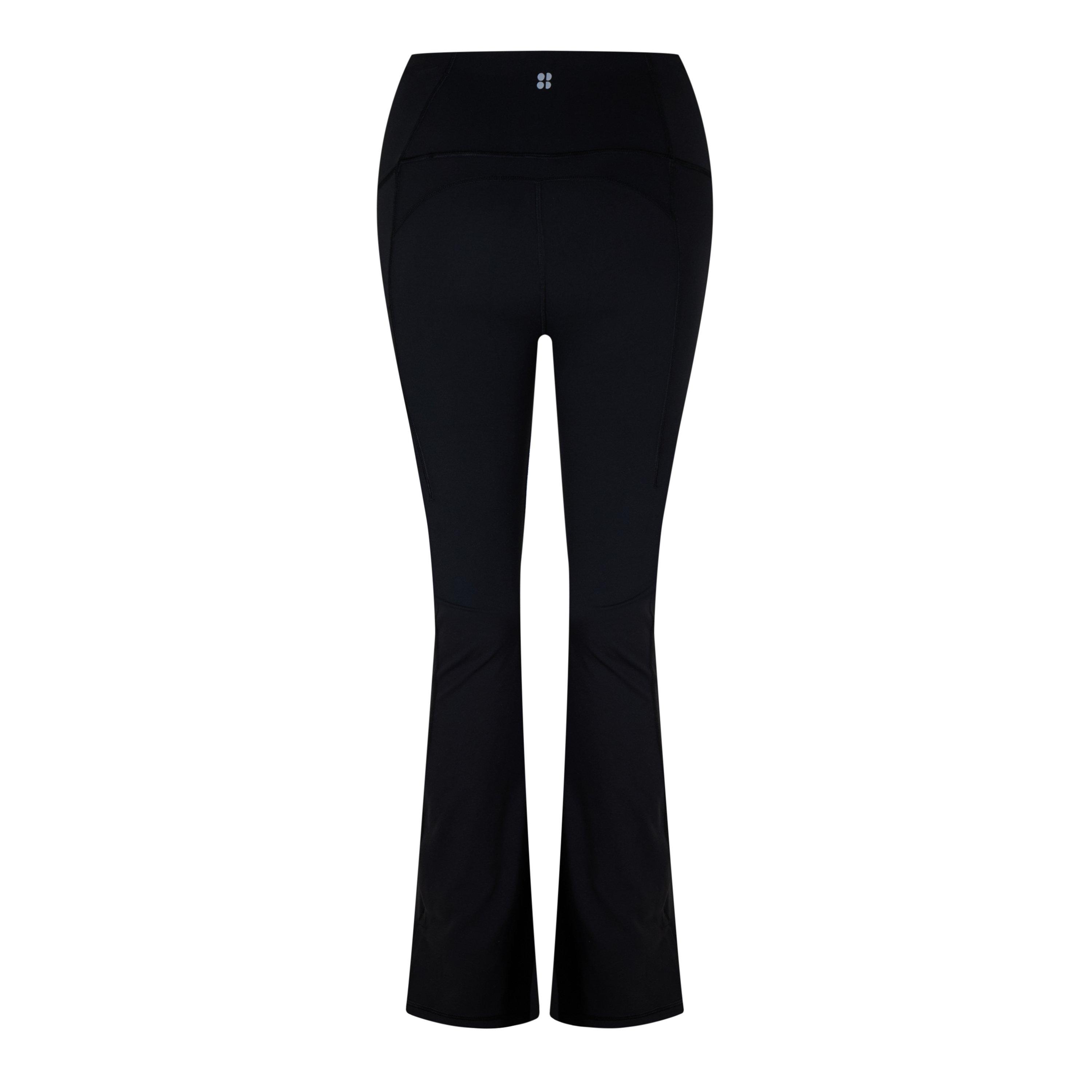 black - Sweaty Betty - Women's Flared Trousers - 6
