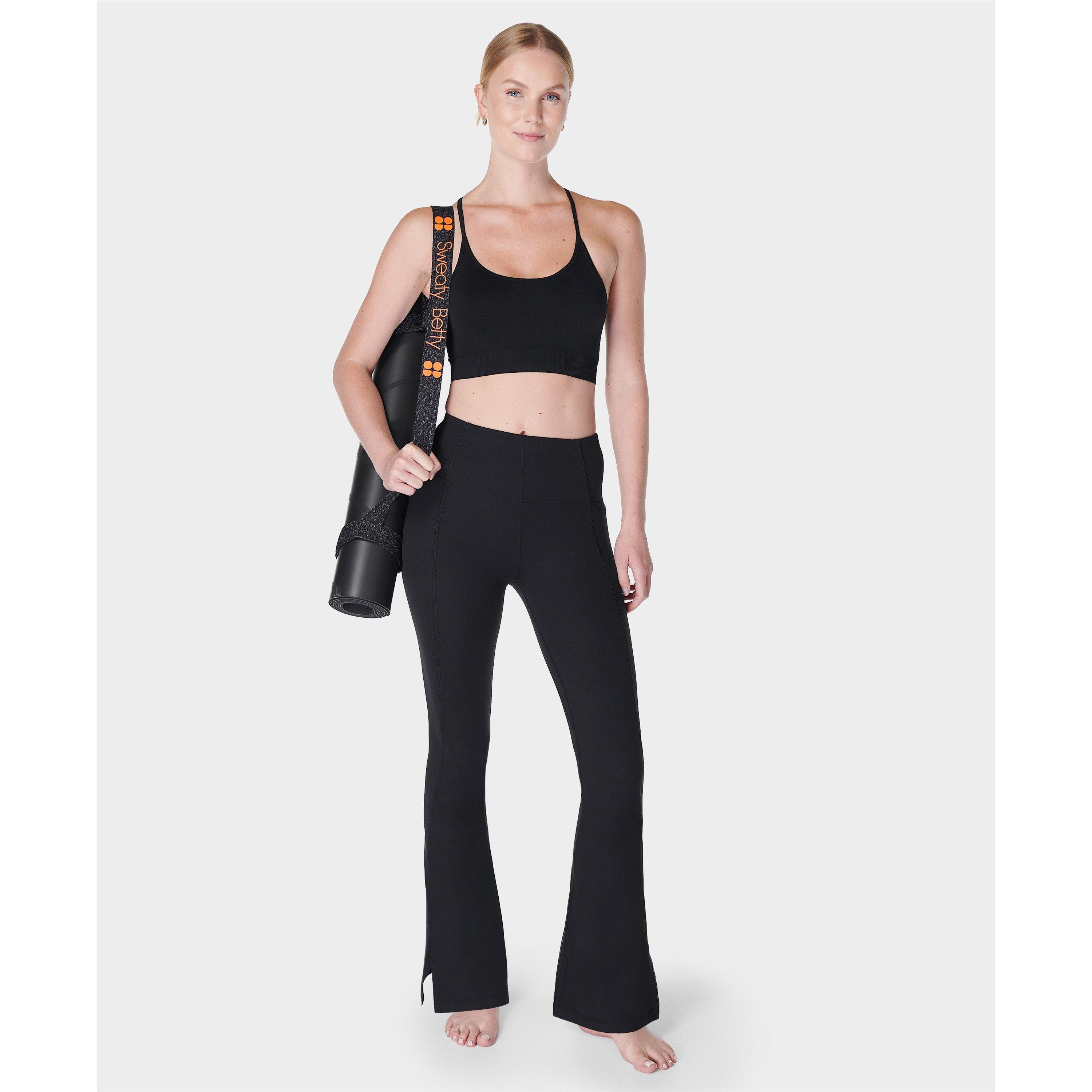 black - Sweaty Betty - Women's Flared Trousers - 4