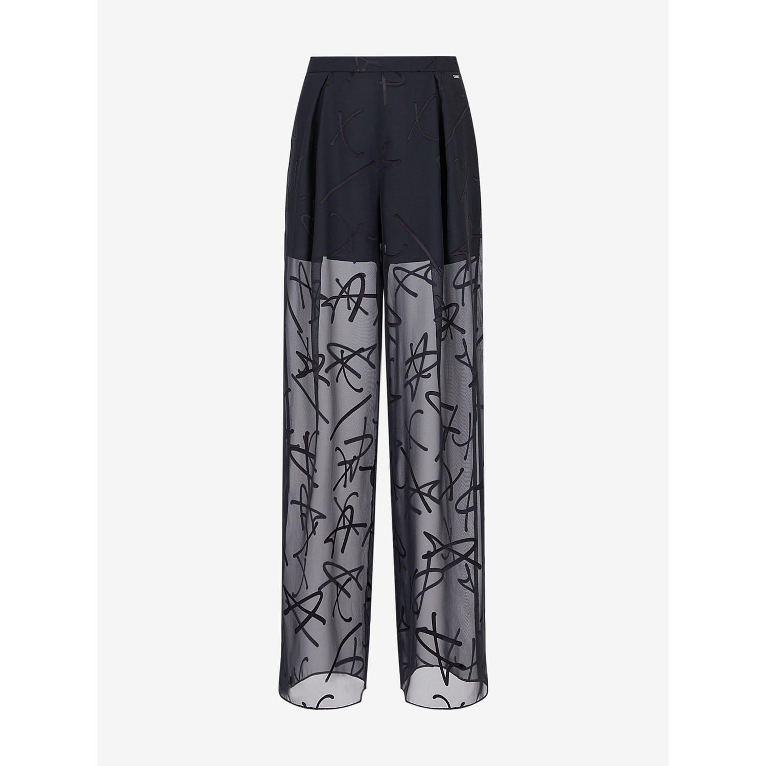 Armani Exchange Women's Trousers - Navy - 8