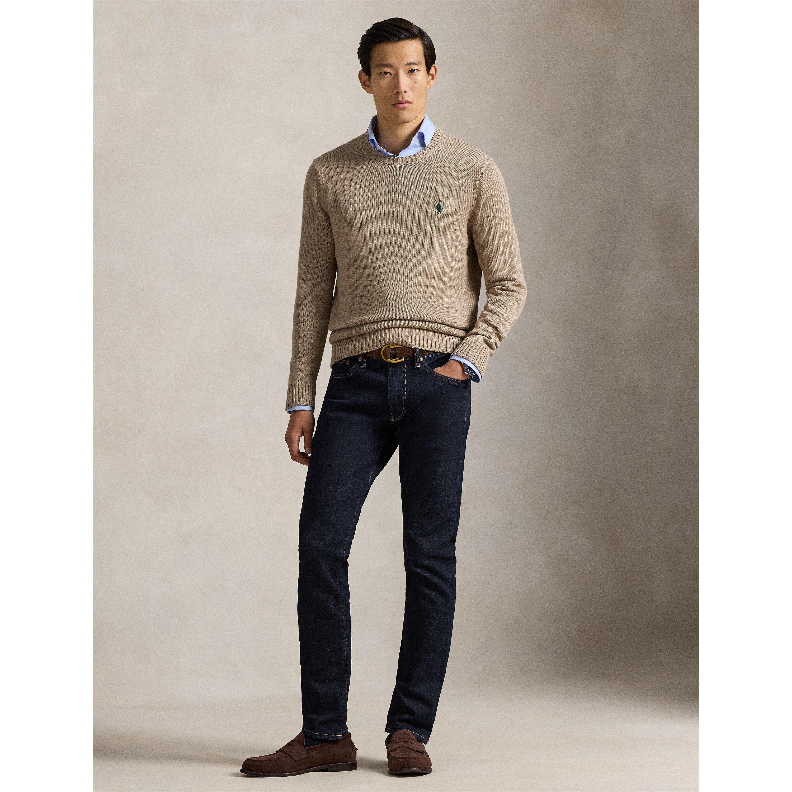 Bronze Melange - Polo Ralph Lauren - Crew Neck Knit Sweater - 5