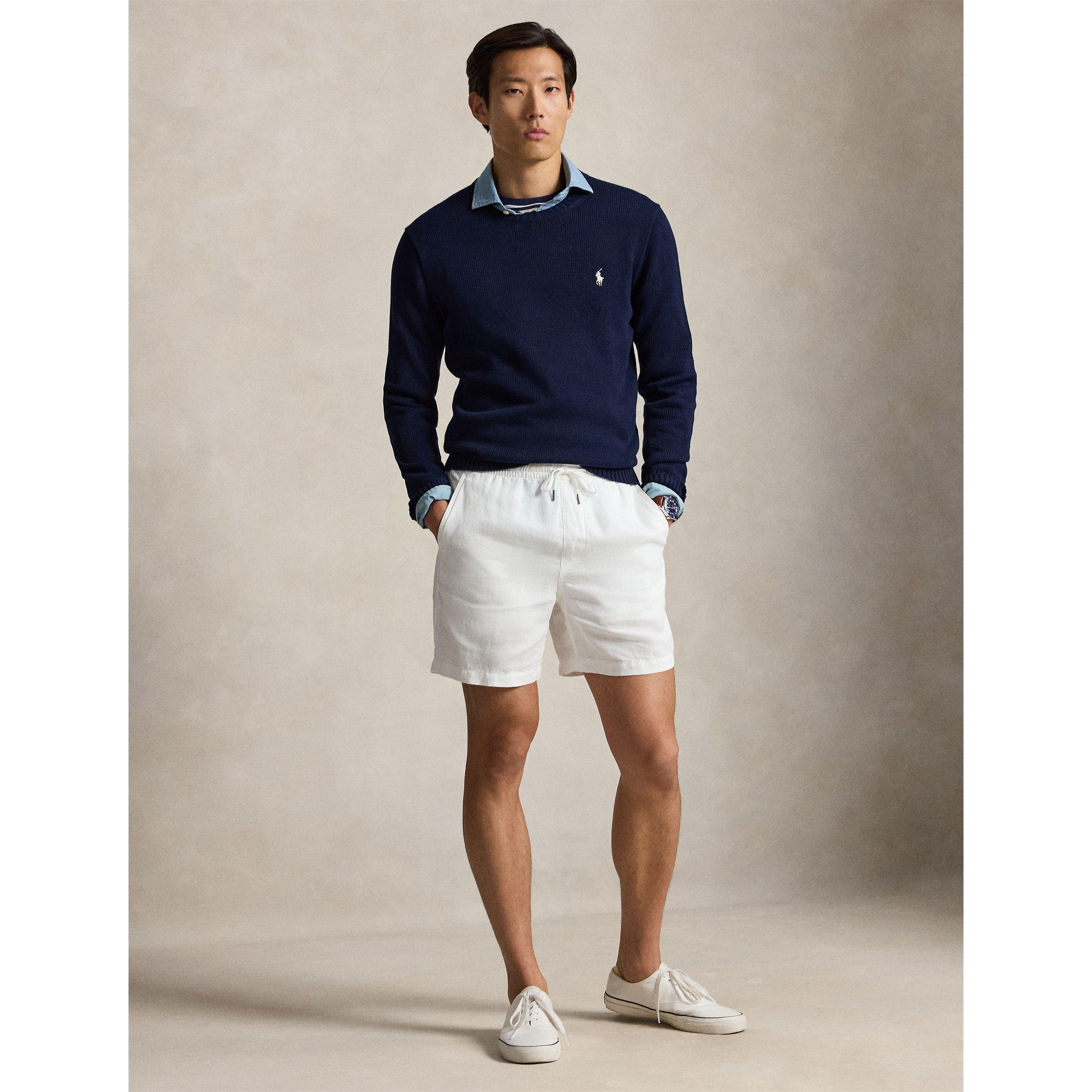 Hunter Navy - Polo Ralph Lauren - Crew Neck Knit Sweater - 5