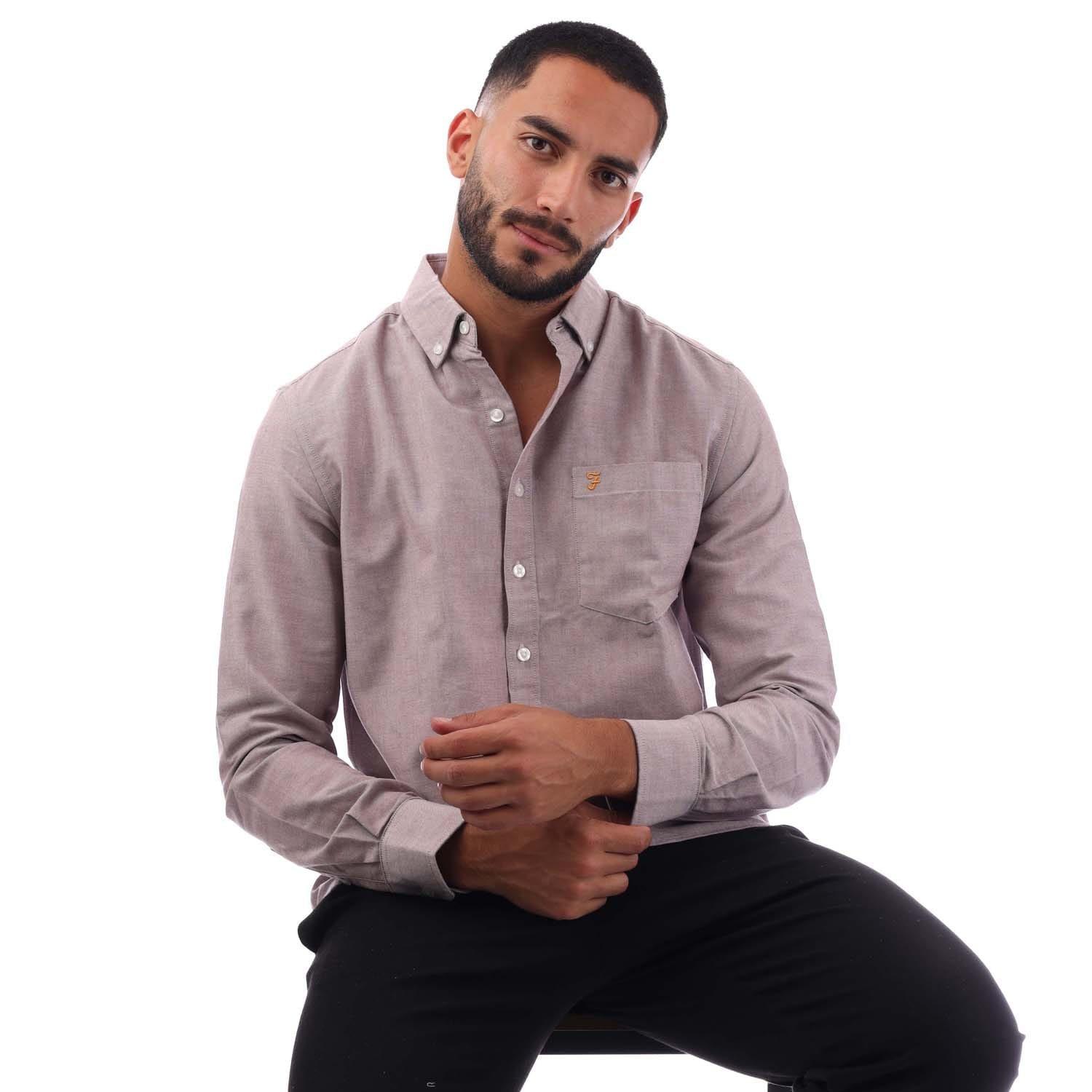 Oxblood - Farah - Boxworth Shirt - 4