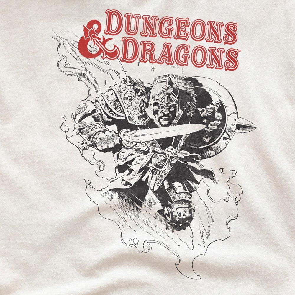Natural - Hasbro - Dungeons & Dragons Barbarian Sketch Mens Mens T-Sh - 2