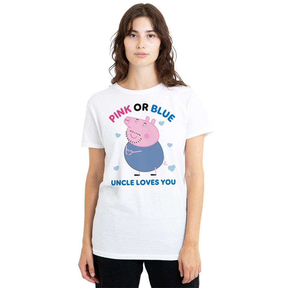 White - Hasbro - Peppa Pig Pink Or Blue Uncle Pig Loves You T Shirt - 1