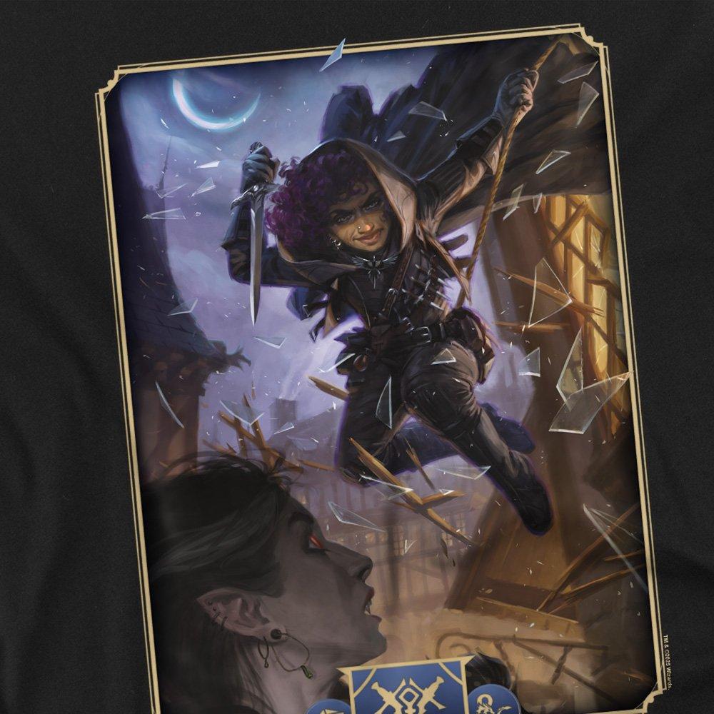 Black - Hasbro - Dungeons & Dragons - 2024 Rogue Key Art Long Sleev - 2